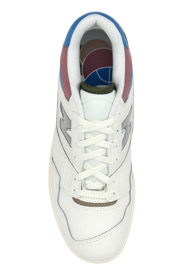 Multicolor leather 550 sneakers - 4