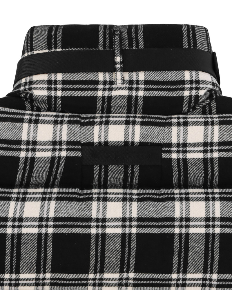 PUFFER VEST W SILVER BUCKLE 12