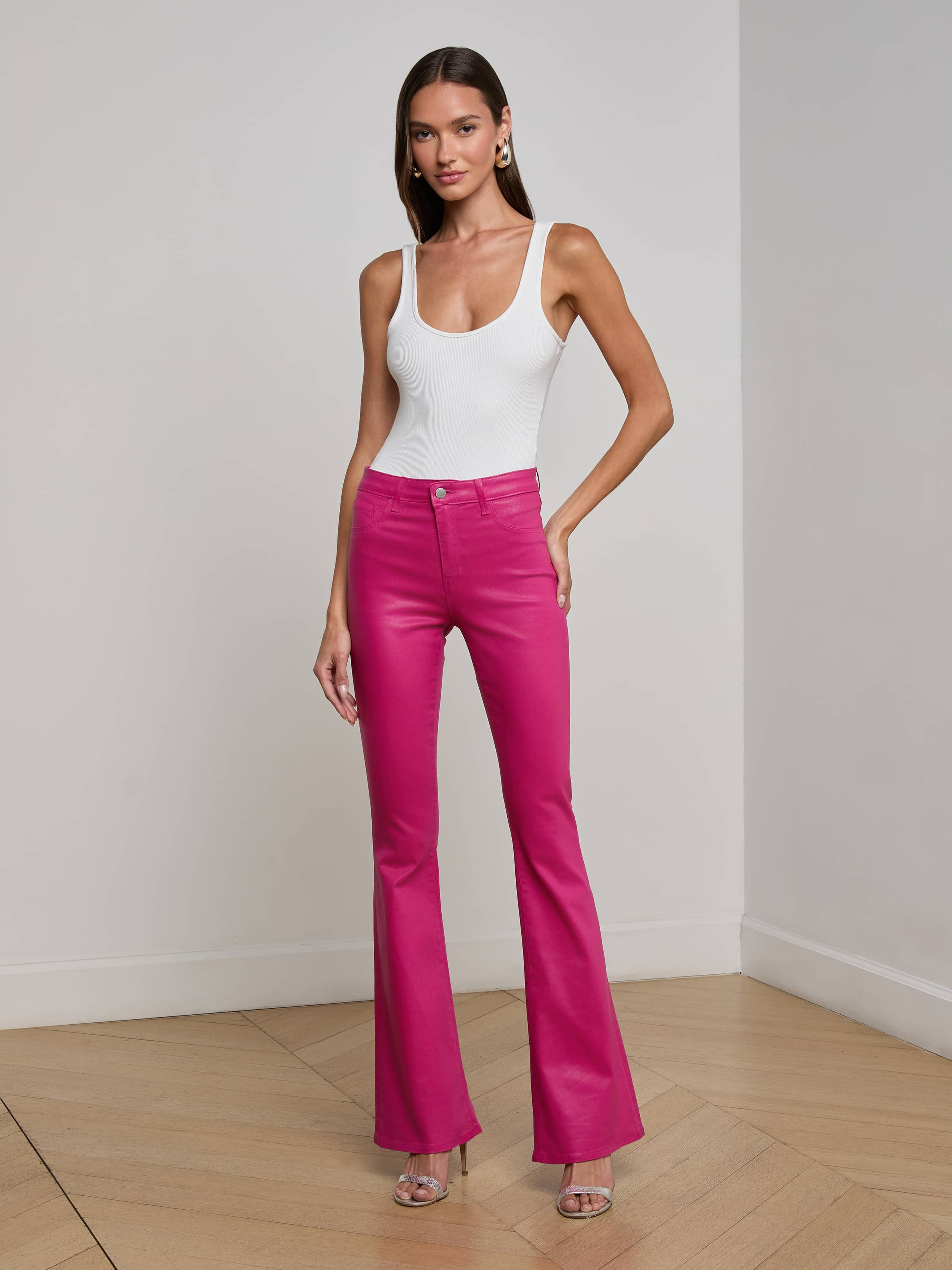 Marty Coated Flare Jean - 2