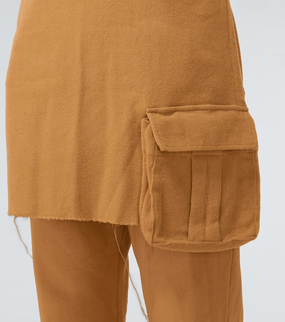 Wool apron with pocket - 5