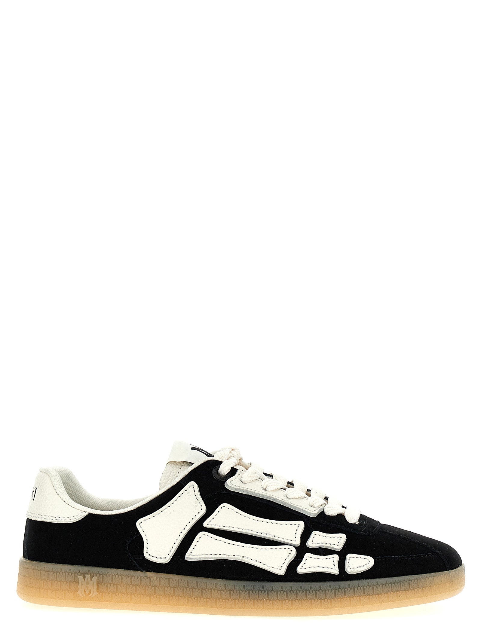VIP価格★【AMIRI】Pacific Black Cow Leather Sneakers AMIRI Pacific Bones Sneakers Black | wananluxury | REVERSIBLE