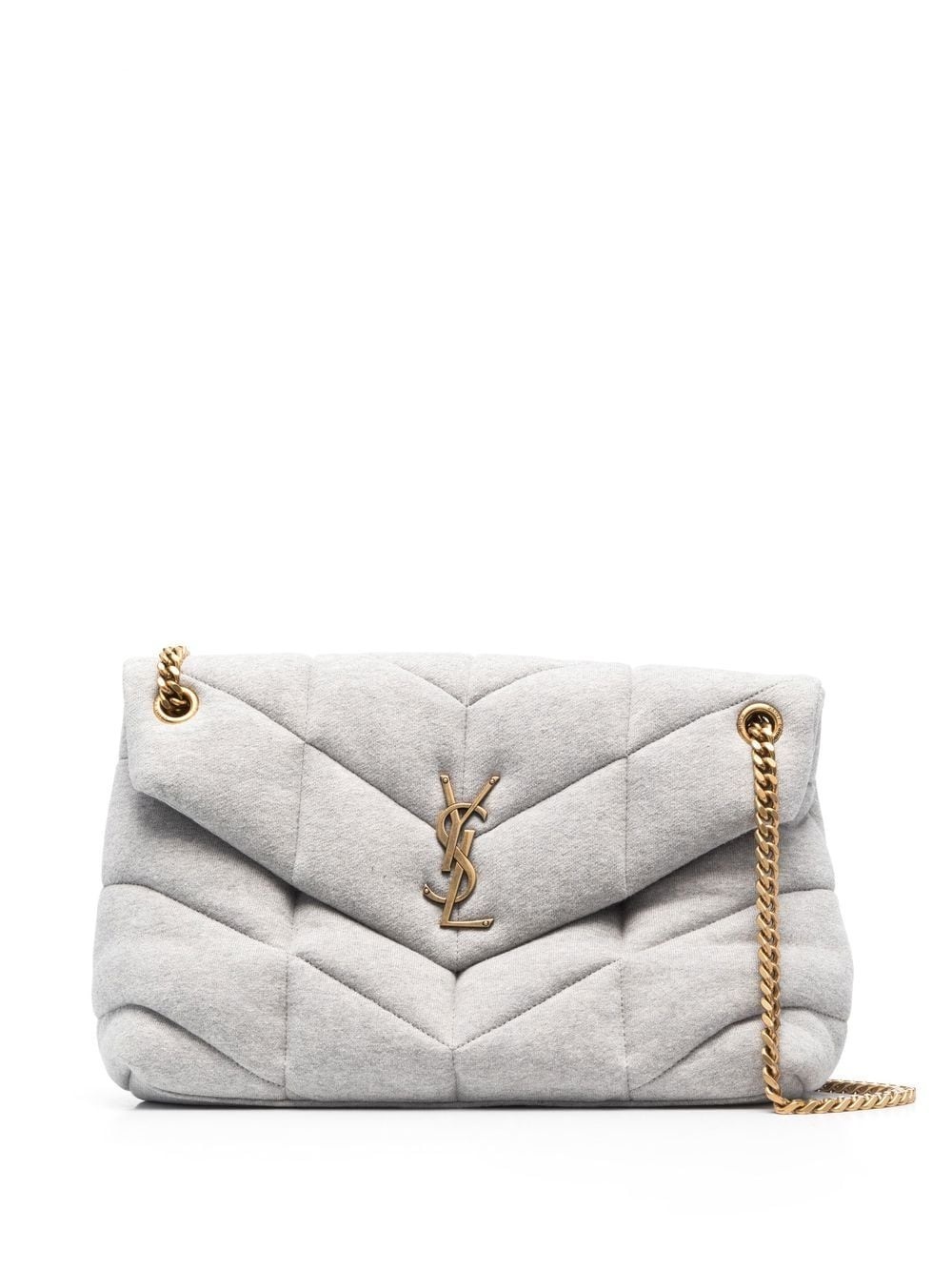 Puffy quilted shoulder bag - 1