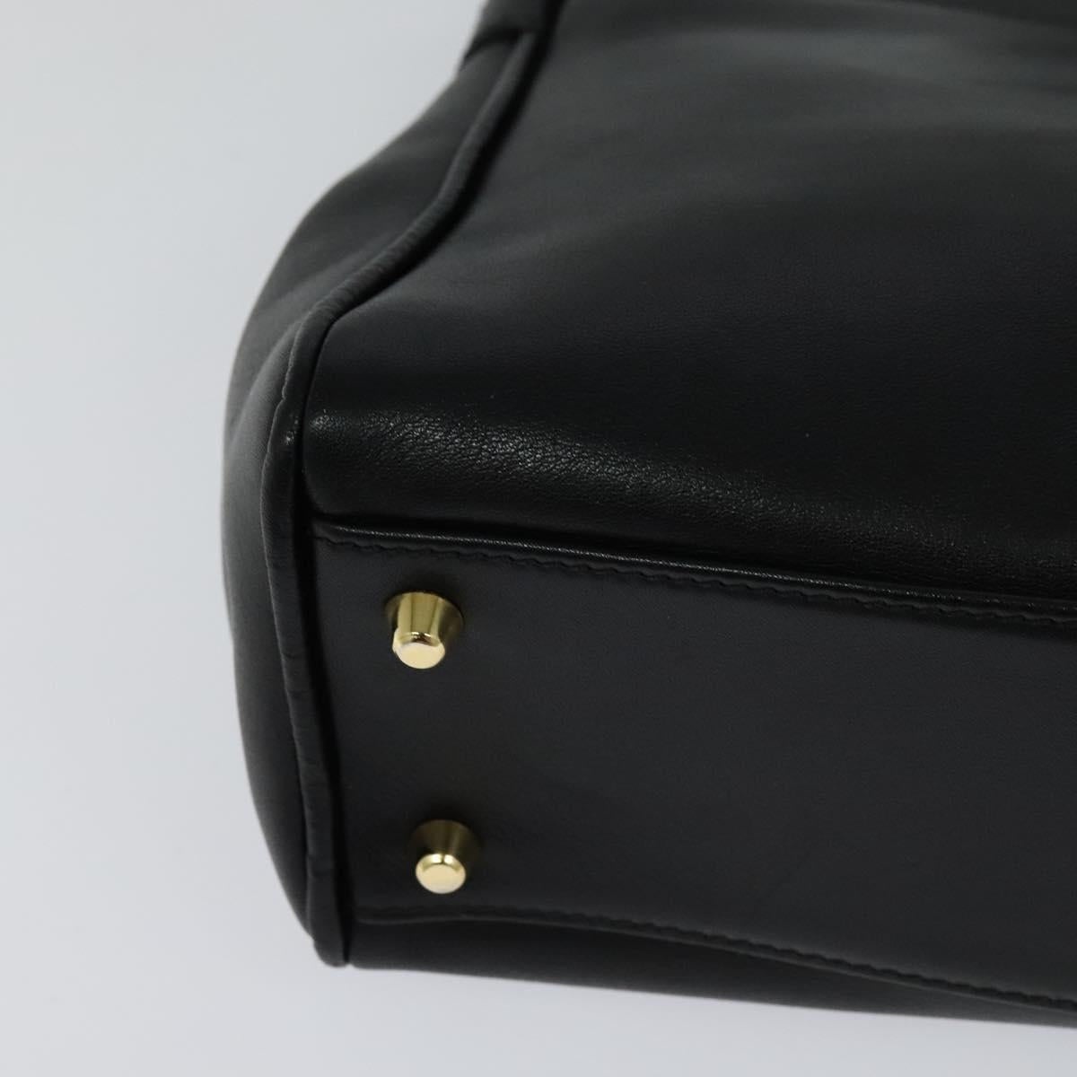 Burberry Hand Bag Leather Black - 15