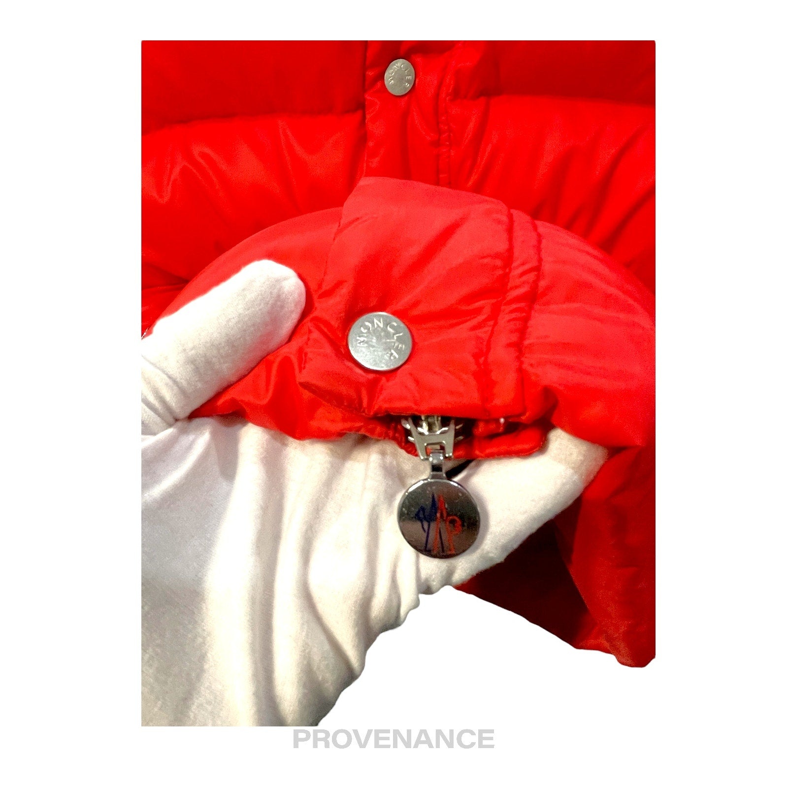 Moncler x Balenciaga Hooded Down Vest - Red - 7