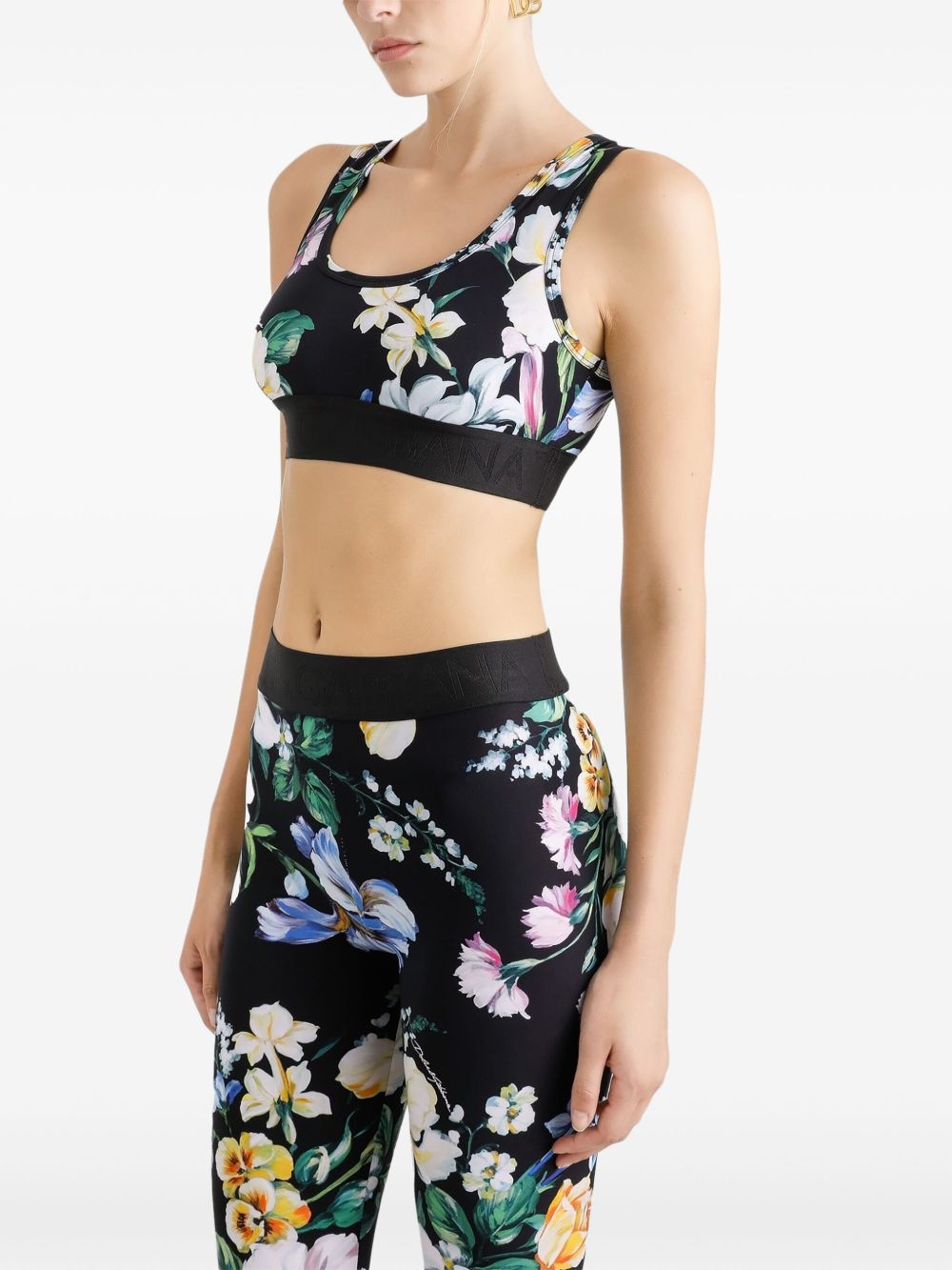 floral-print leggings - 5