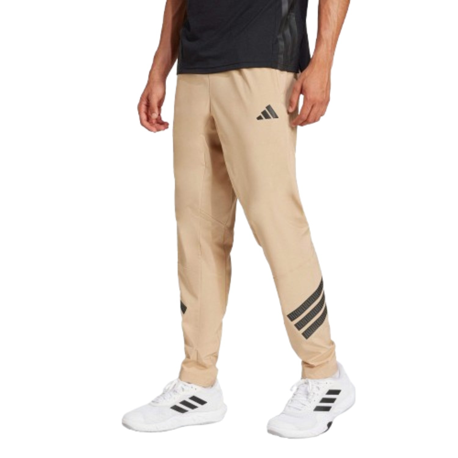 adidas Icon 3-Stripes Woven Pants 'Brown Black' JE5671 - 2