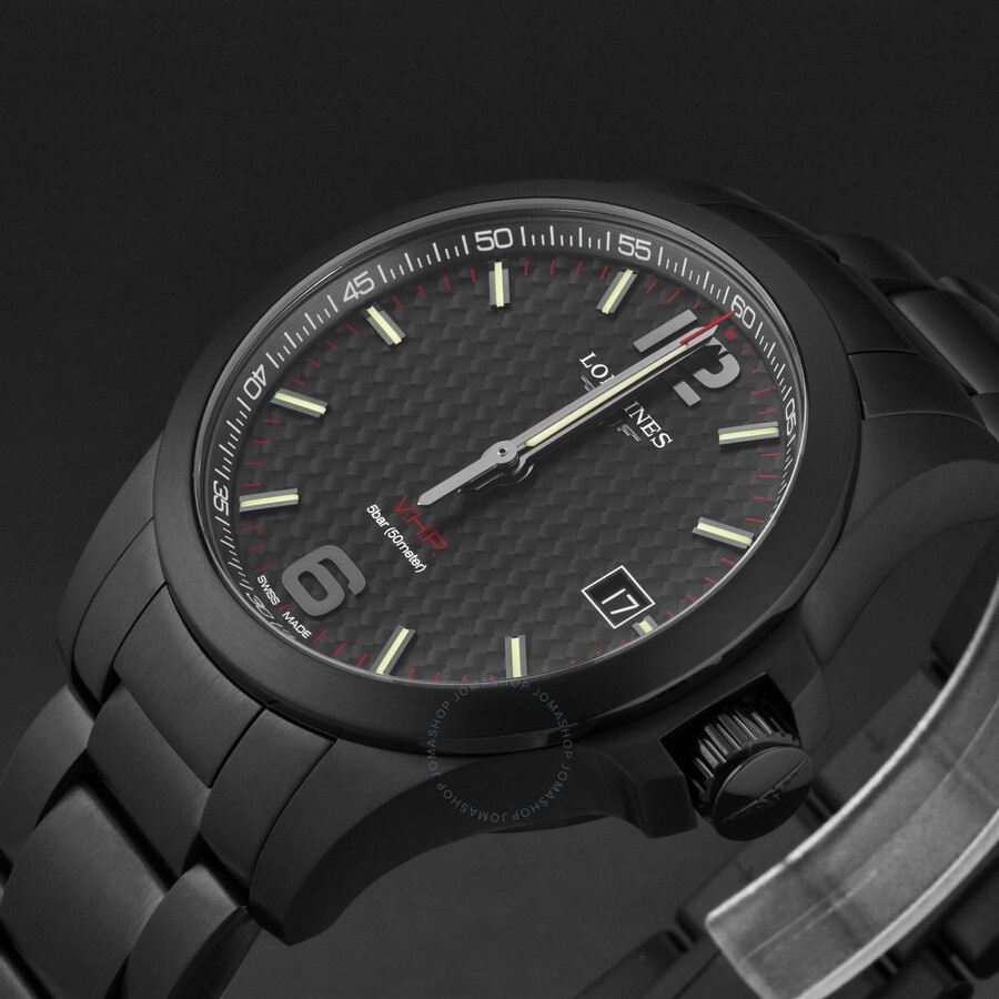 Longines Conquest Quartz Black Dial Men's Watch L3.728.2.66.6 - 2