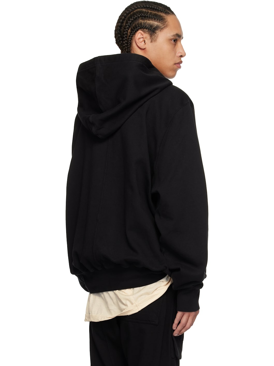 Black Hollywood Oversized Hoodie - 3