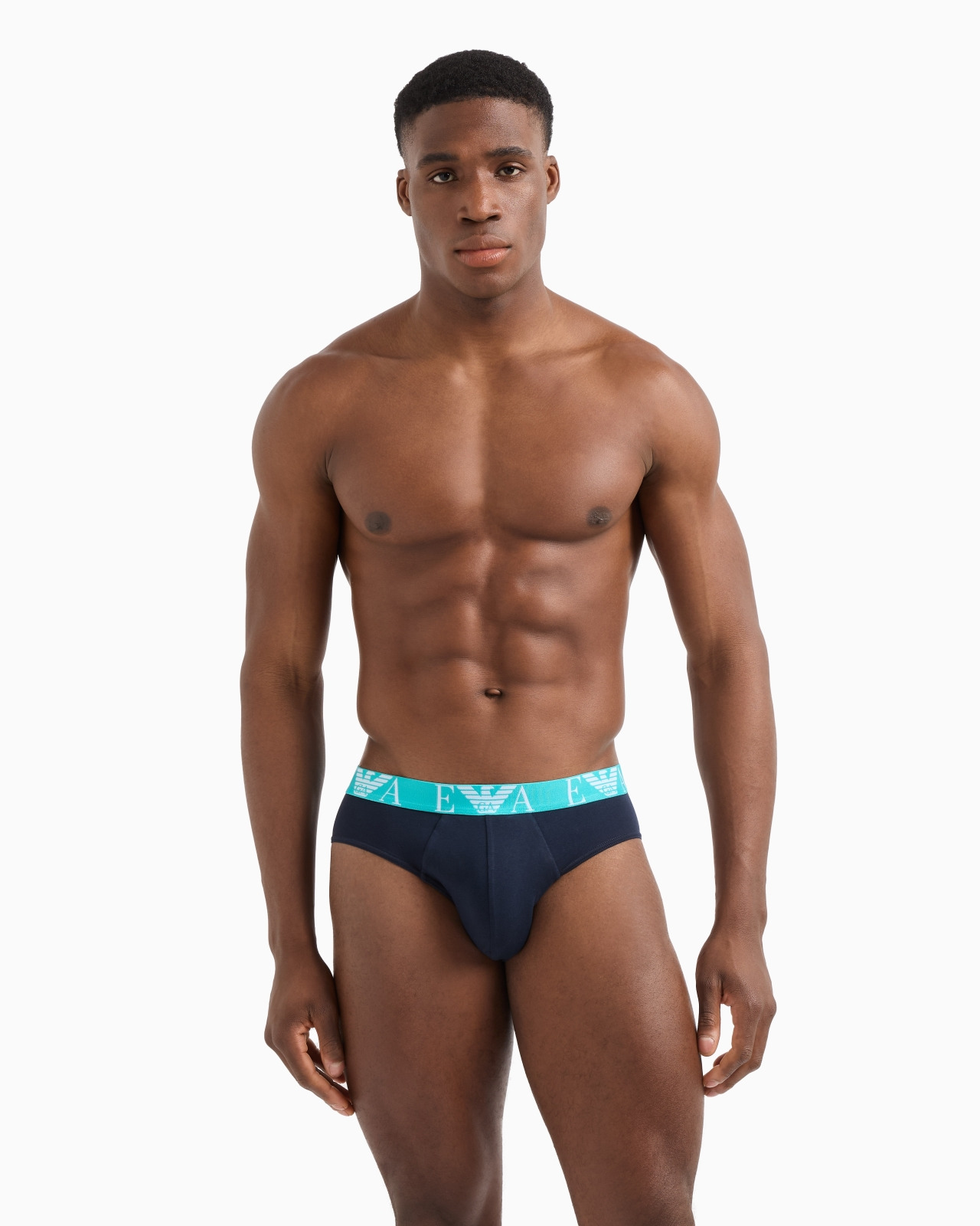 THREE-PACK OF BRIEFS WITH BOLD MONOGRAM LOGO - 2