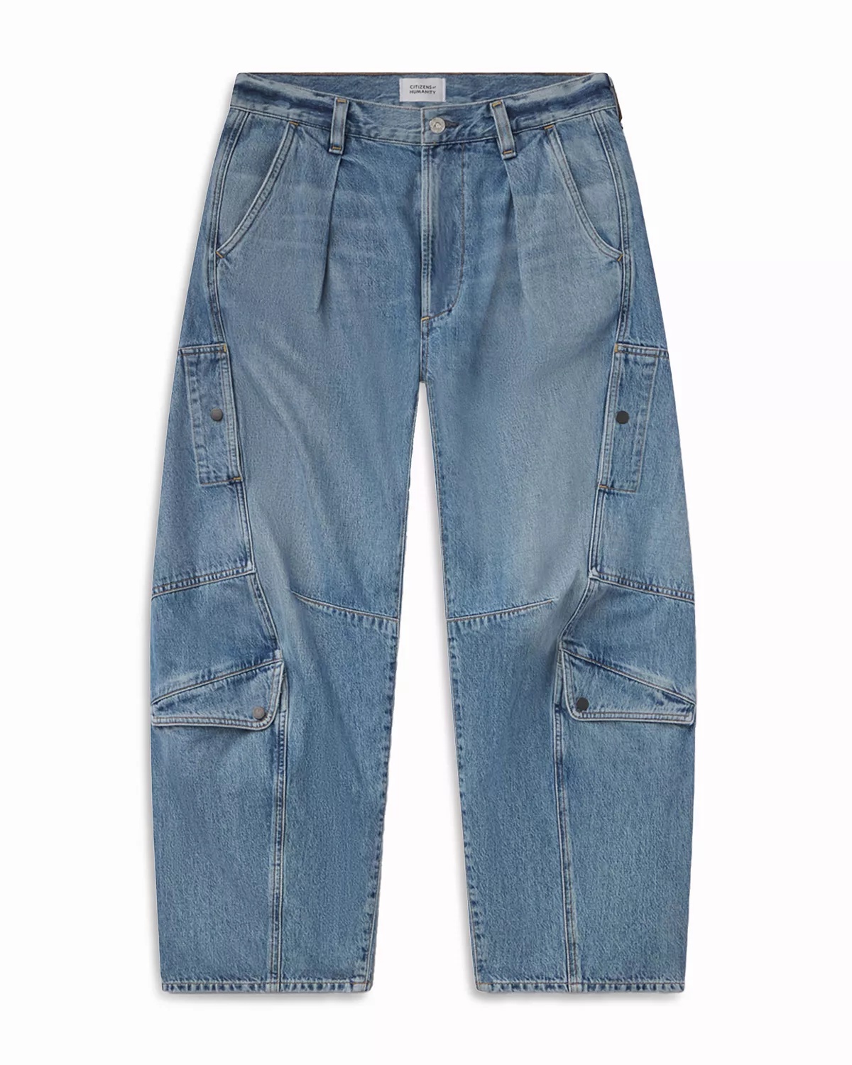 Flight High Rise Barrel Jeans in Zenith - 10