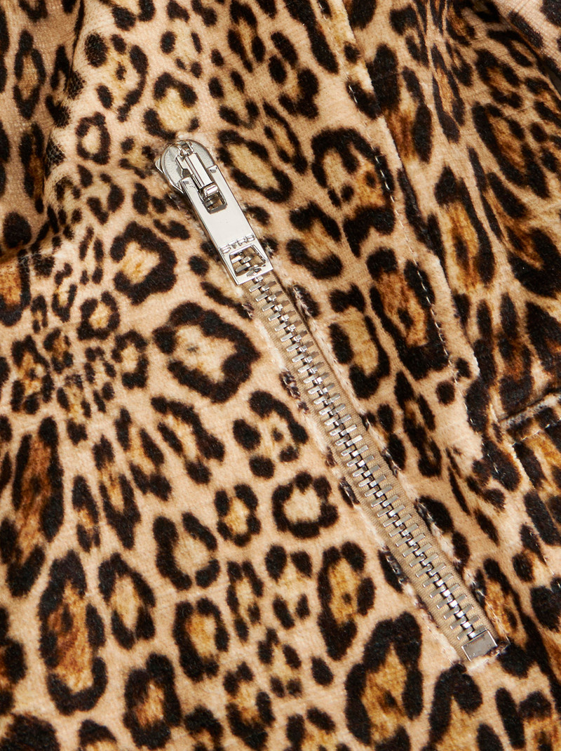 BIKER JACKET WITH ANIMALIER PRINT 6