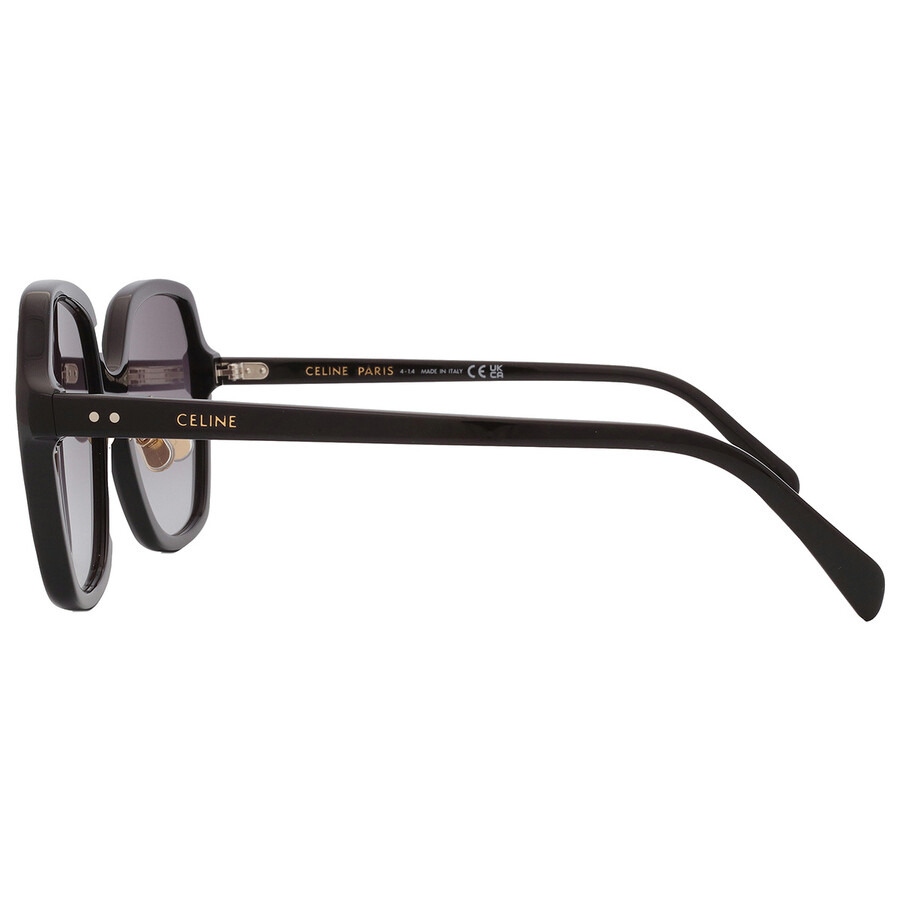 Celine Smoke Gradient Geometric Ladies Sunglasses CL40230F 01B 58 - 4
