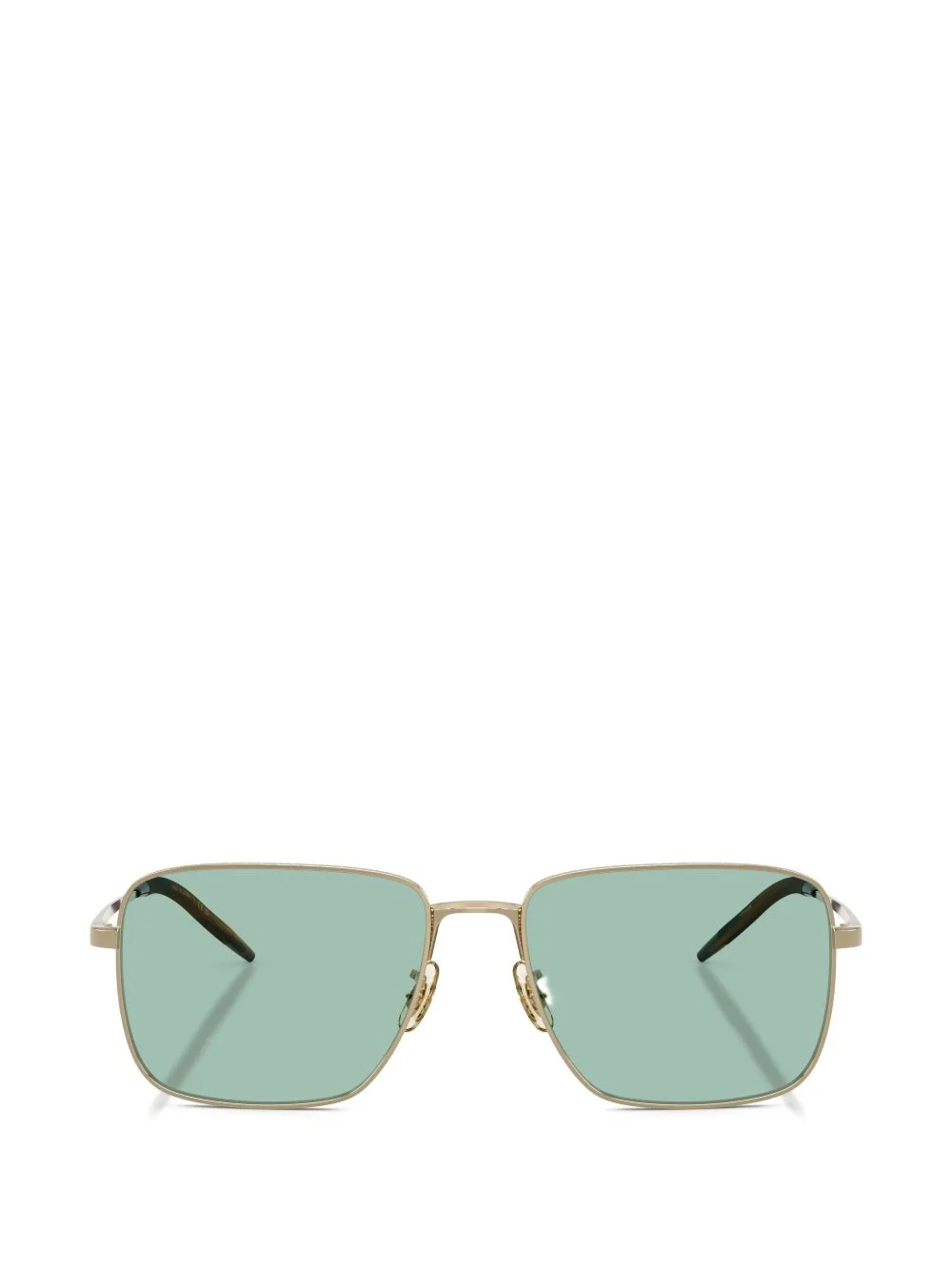 Welston square-frame titanium glasses - 1