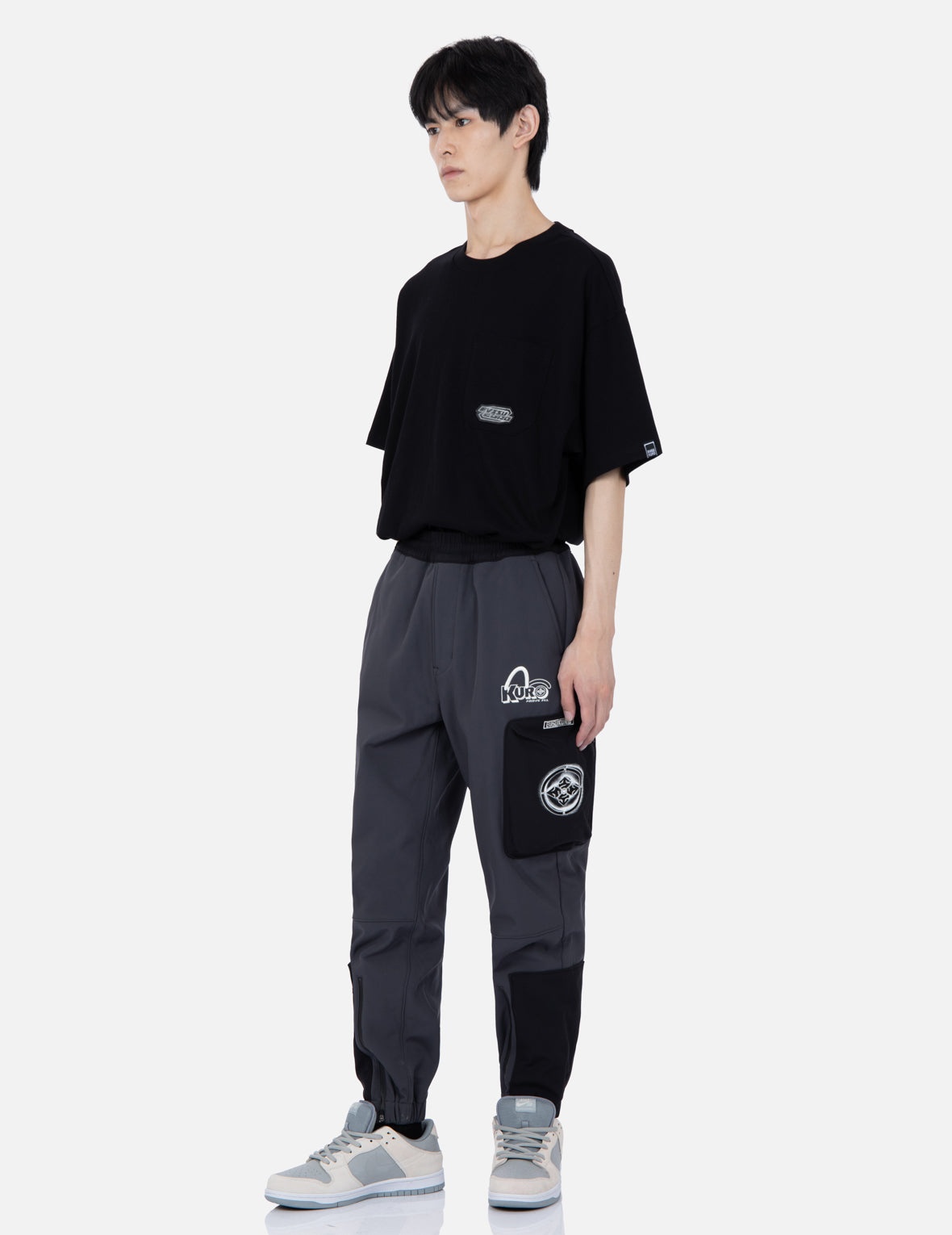 Contrasted Panel Joggers - 3