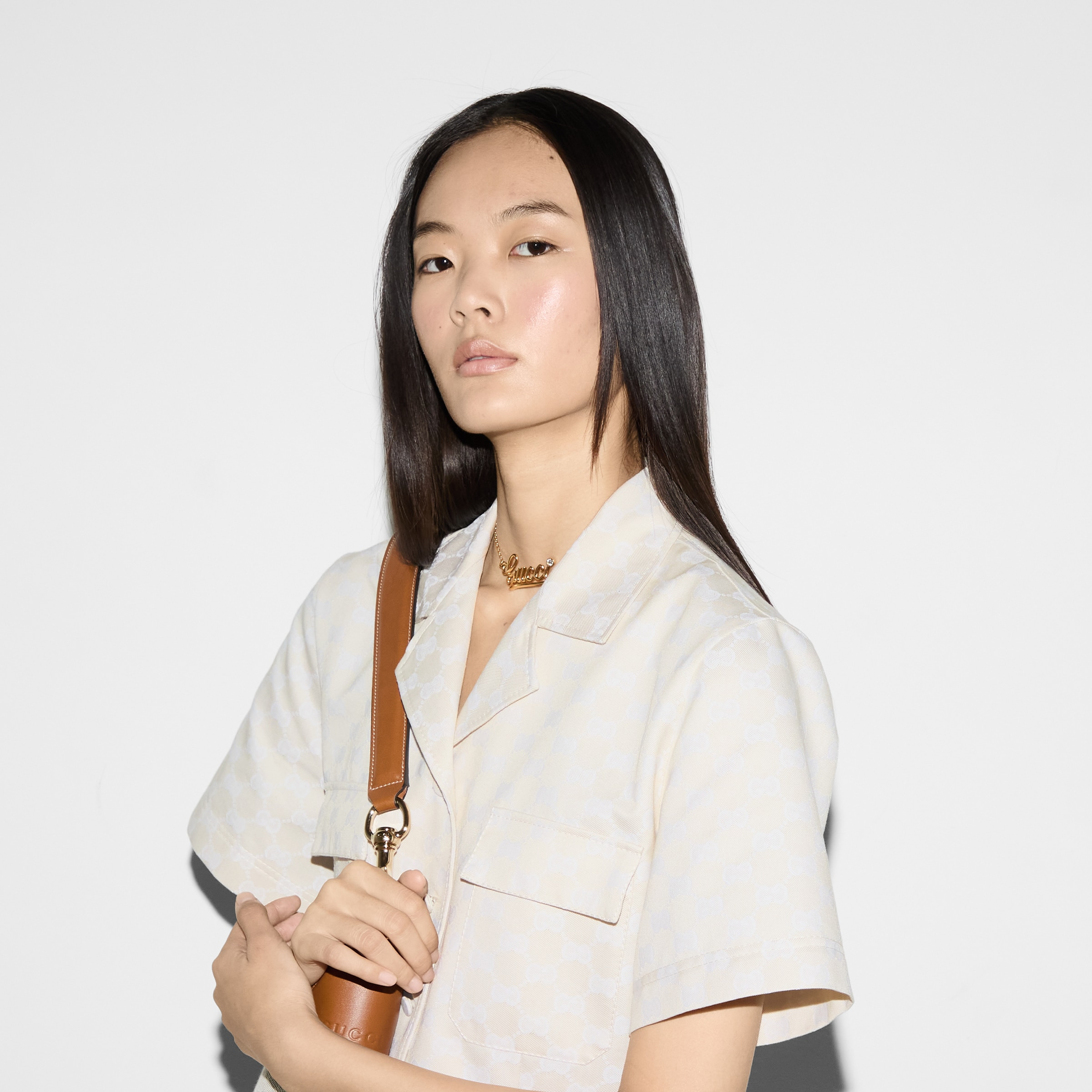 GG cotton gabardine jumpsuit - 5
