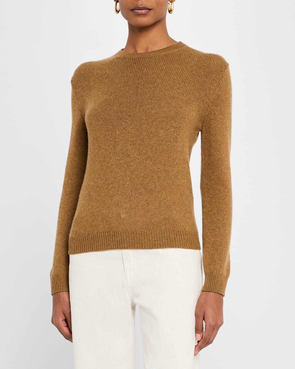 Fobello Crewneck Baby Cashmere Top - 4