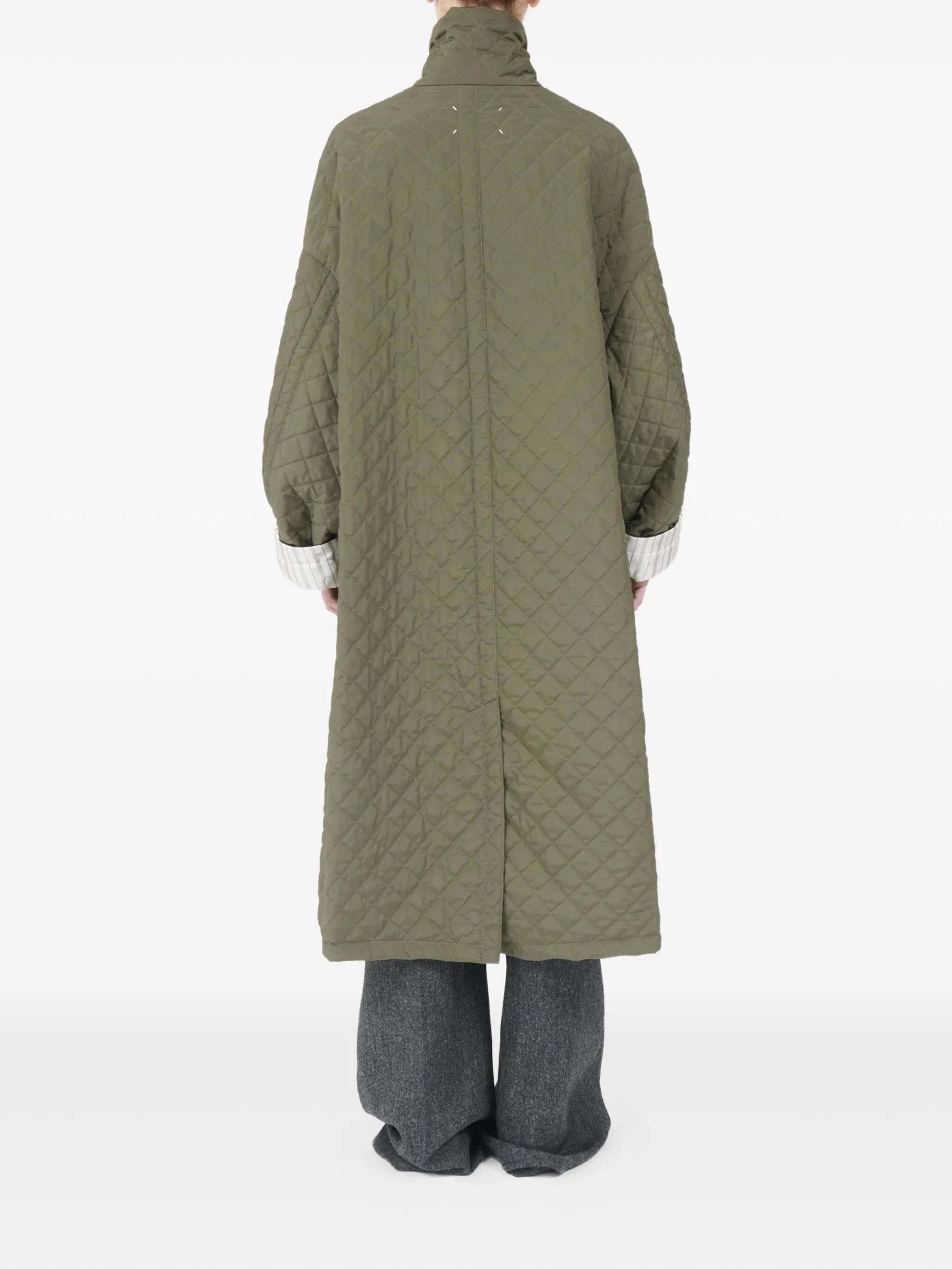 Maison Margiela Quilted Single-breasted Coat - 5