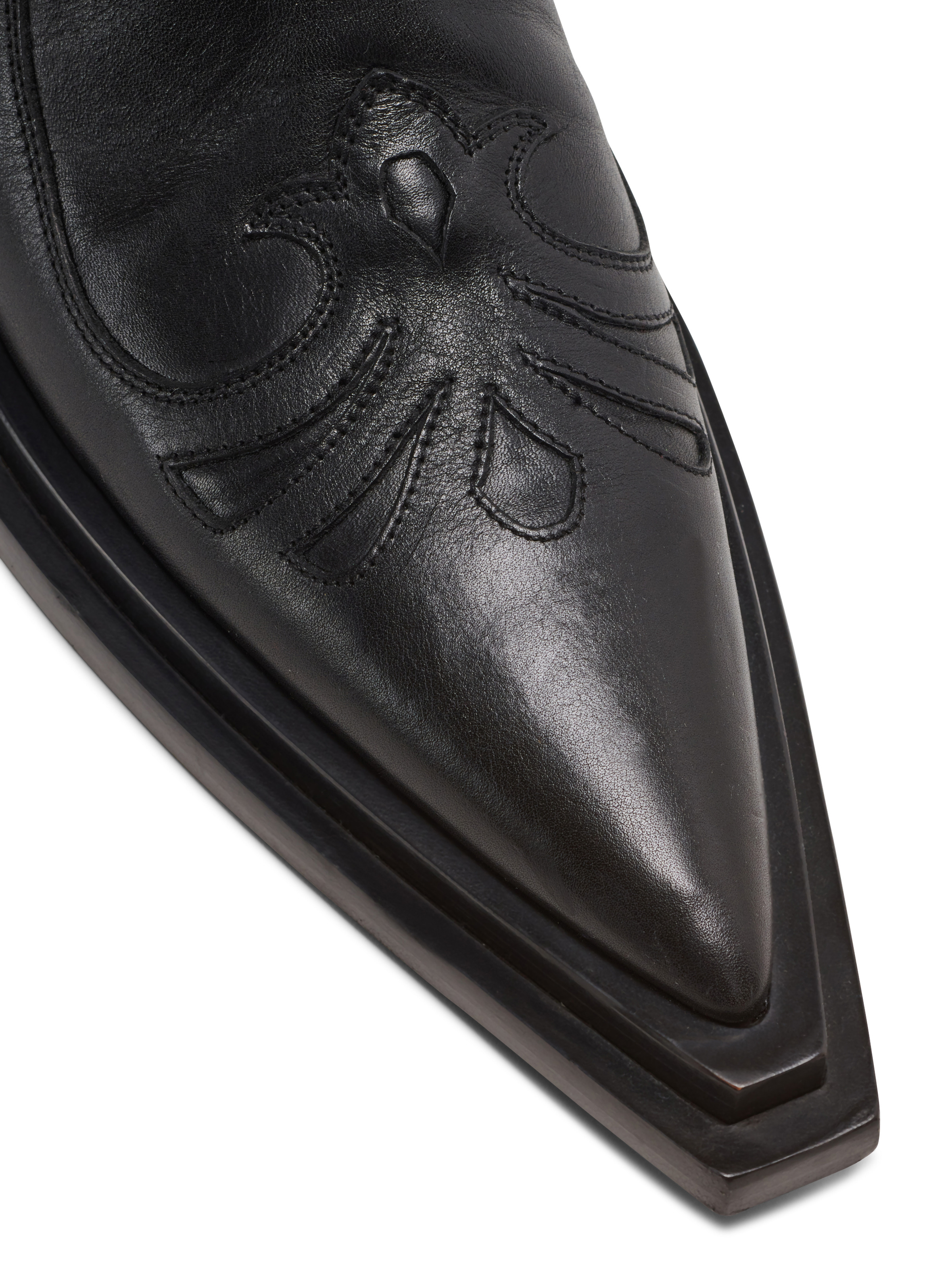 Dan patchwork leather boots - 4