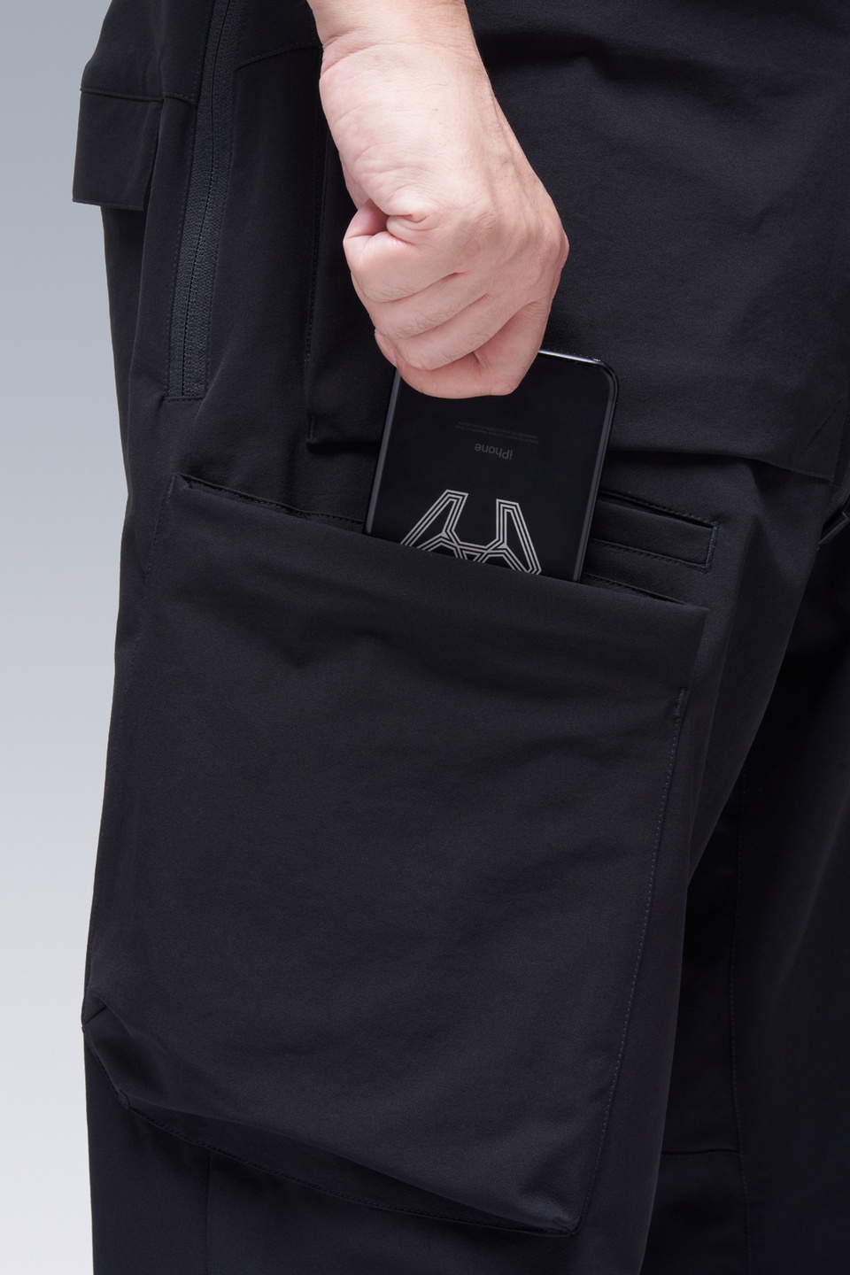ACRONYM P38-DS schoeller® Dryskin™ Cargo Pant Black | REVERSIBLE