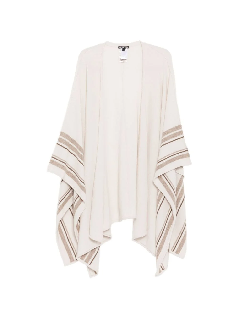 striped poncho - 1