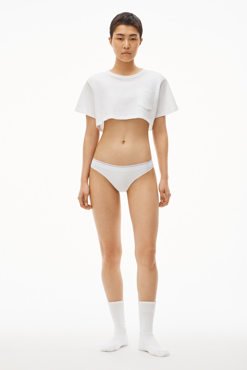 Classic Thong in Ribbed Jersey 5