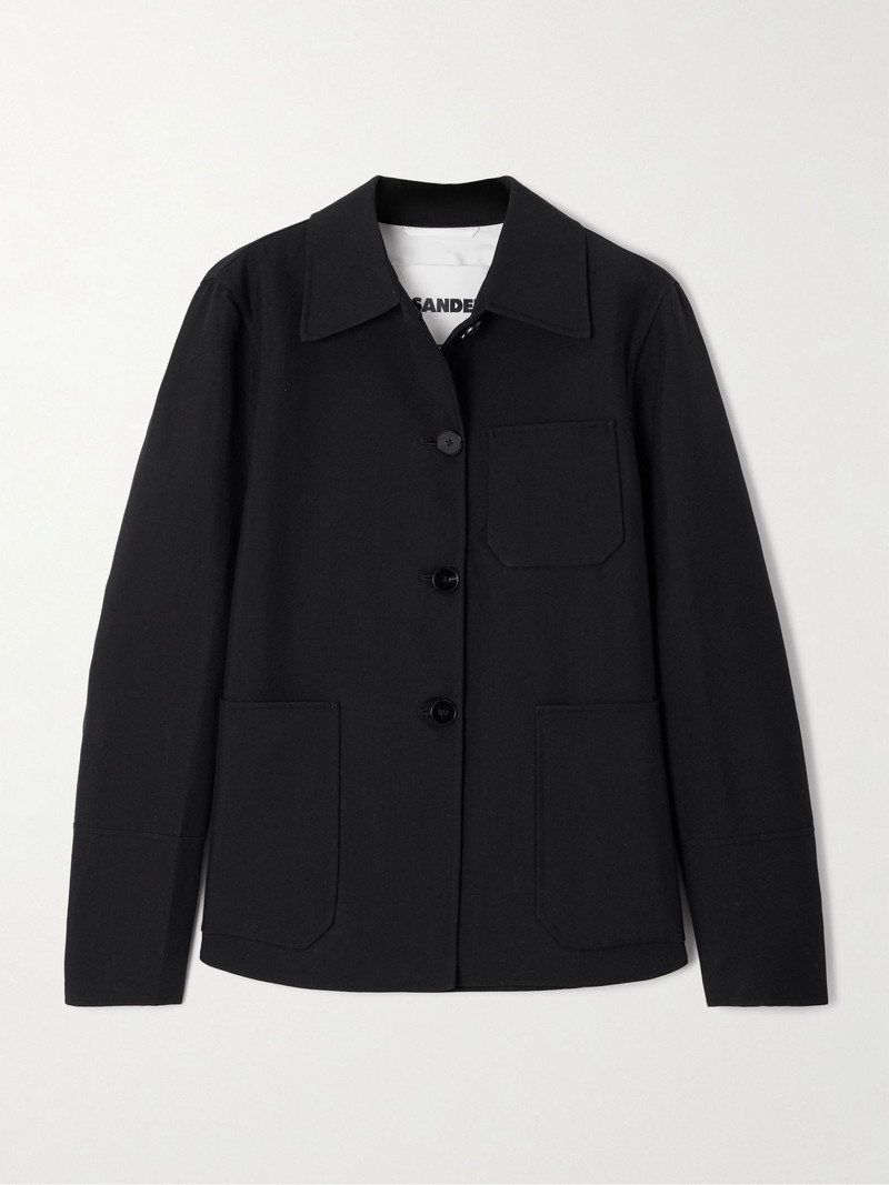 Cotton-blend jacket Black 1
