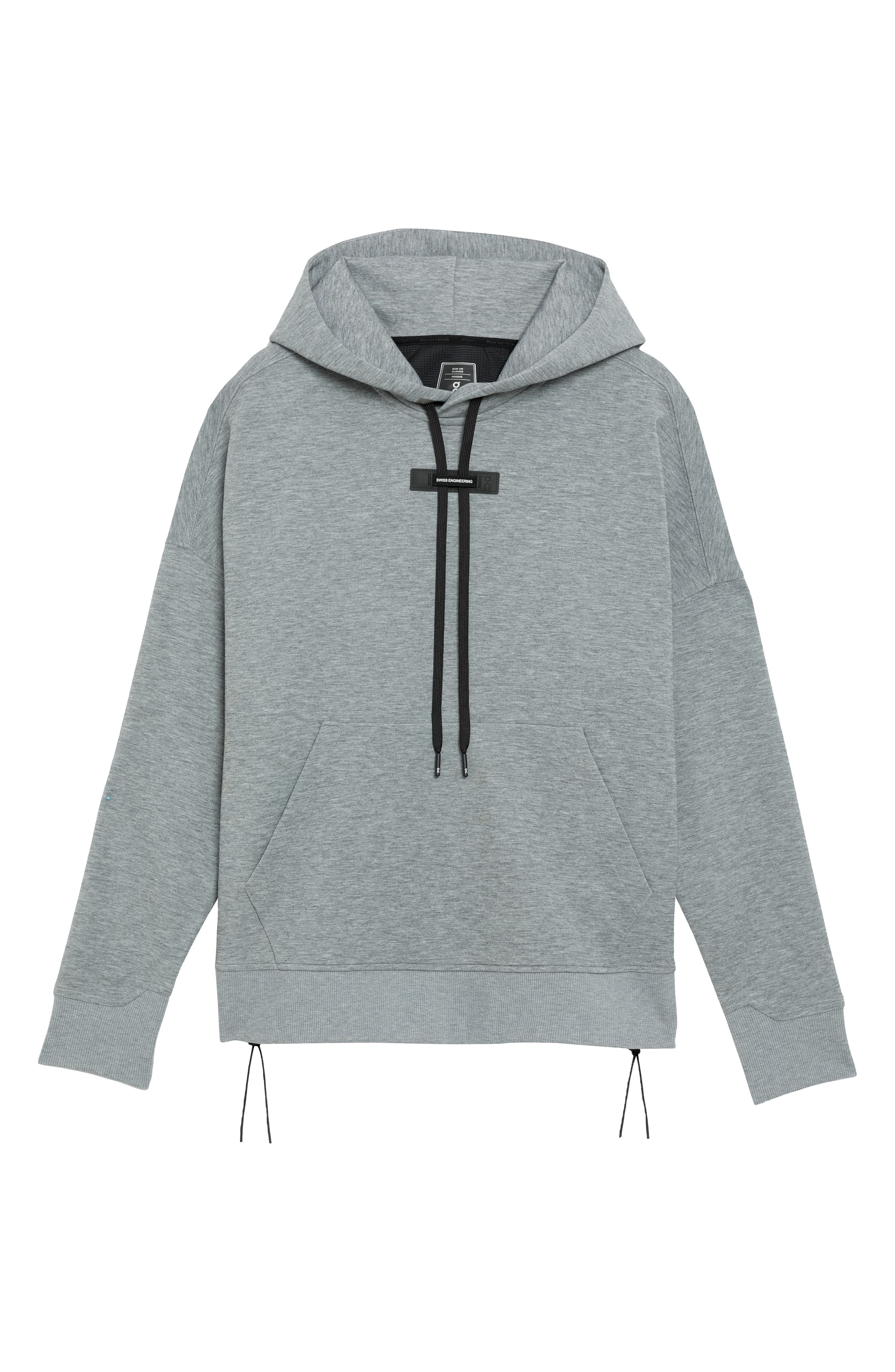 On Recycled Polyester Blend Hoodie in Grey at Nordstrom - 4