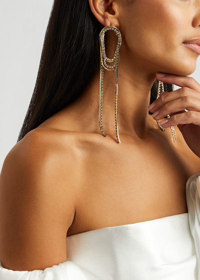 Rosantica Circe crystal-embellished drop earrings outlook