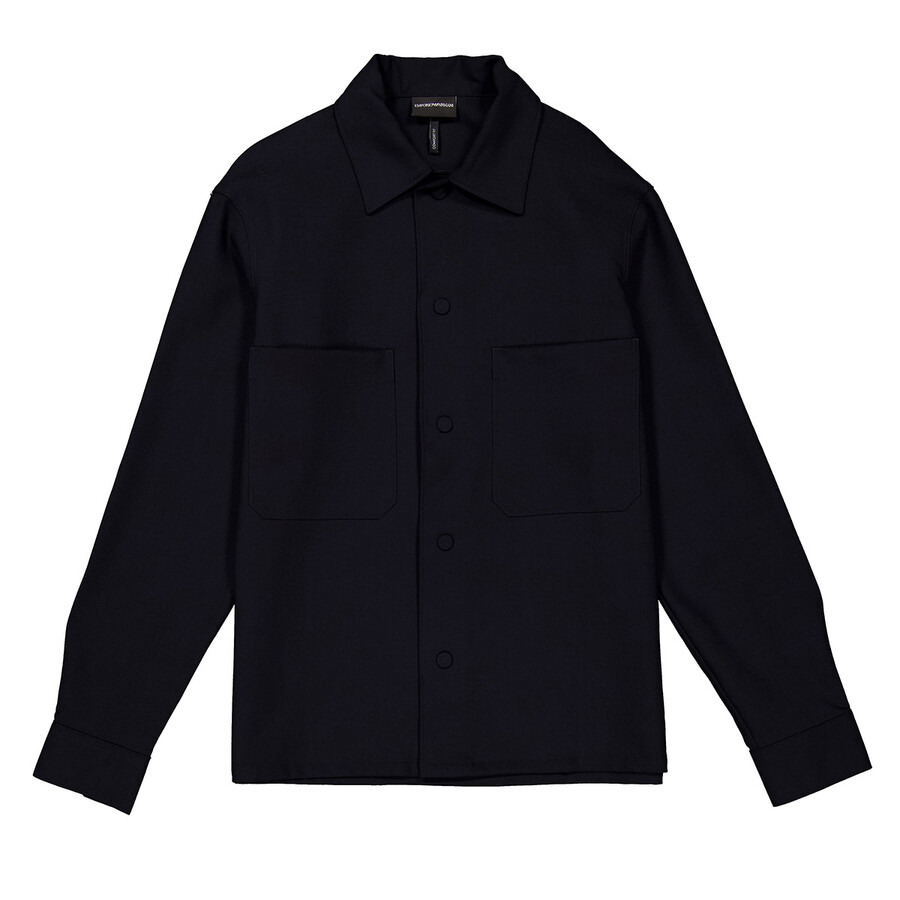 Emporio Armani Patch Pockets Long-Sleeve Shirt - 5
