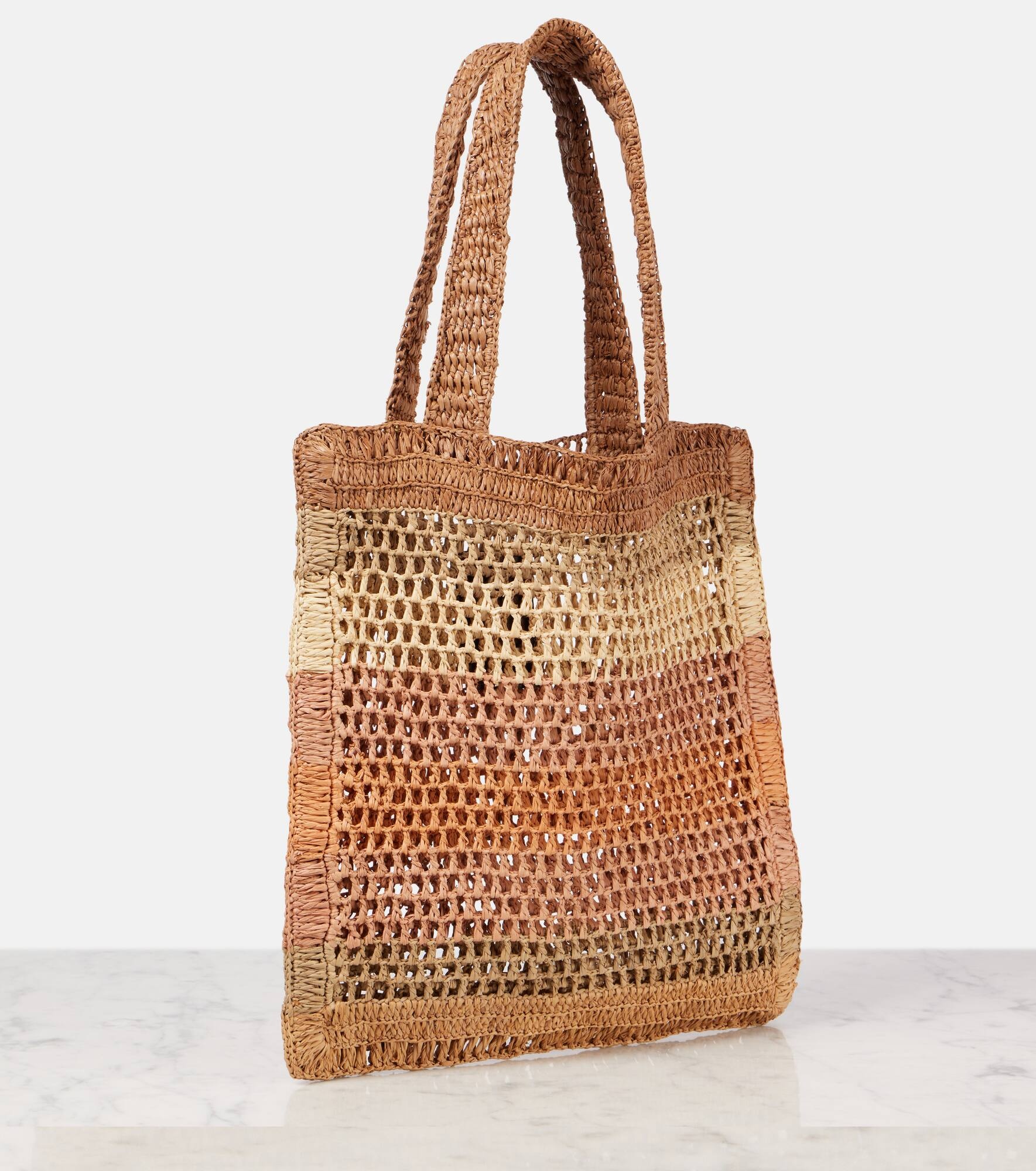 Summer Banana raffia tote bag - 4
