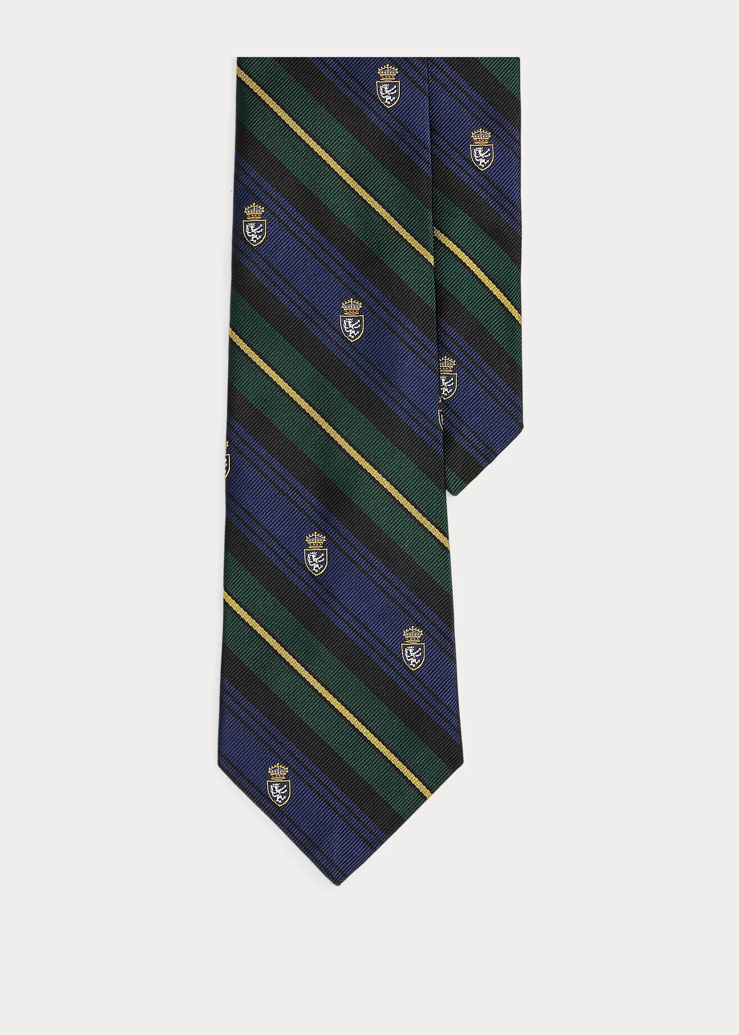 Striped Silk Repp Club Tie - 1