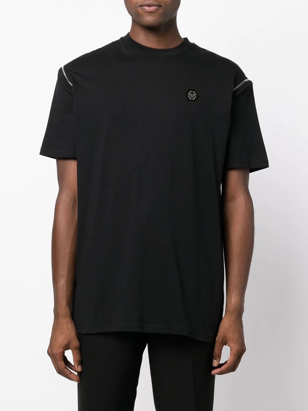 Plein Empire logo-embroidered T-shirt - 3