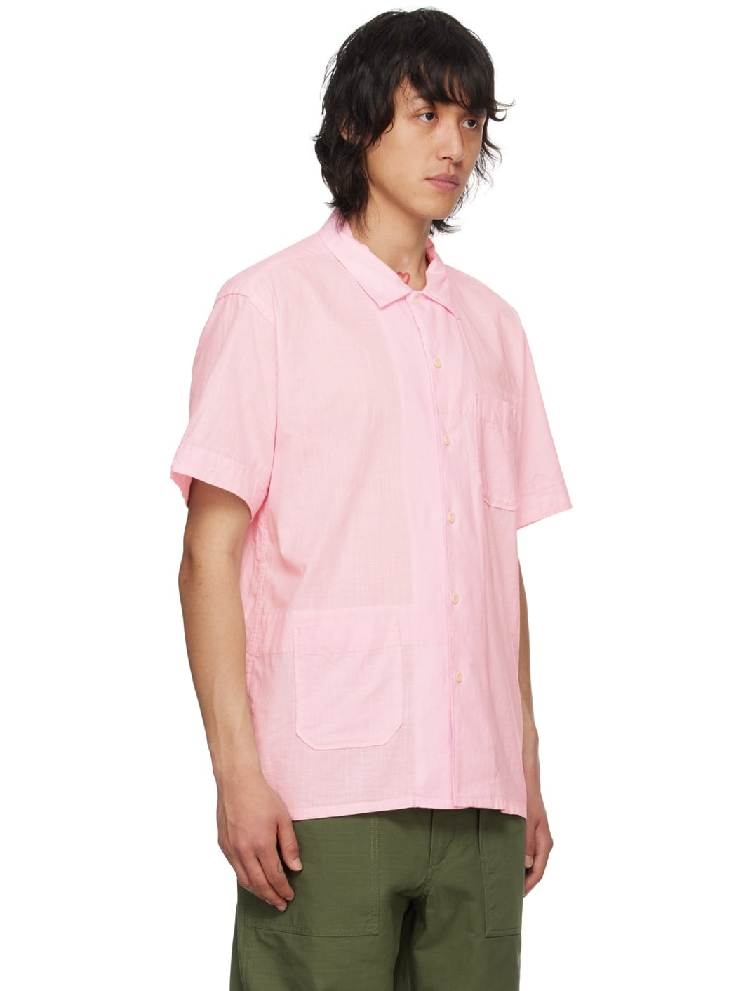 Pink Patch Pocket Shirt - 2