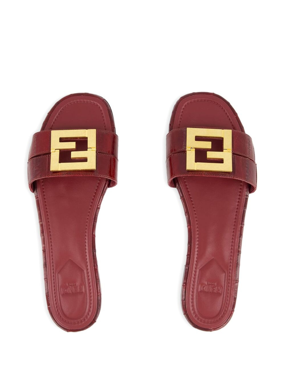 FFold logo flat sandals - 4