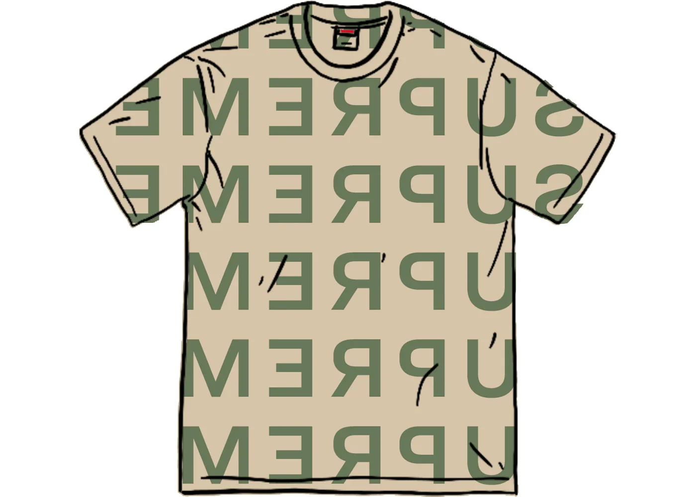 Supreme Intarsia S/S Top Clay - 1