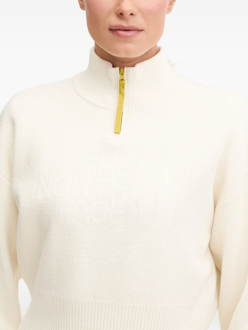 quarter-zip high-neck sweater 4
