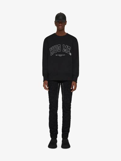 Givenchy SLIM-FIT JEANS IN 4G DESTROYED DENIM WITH ZIPPERS outlook