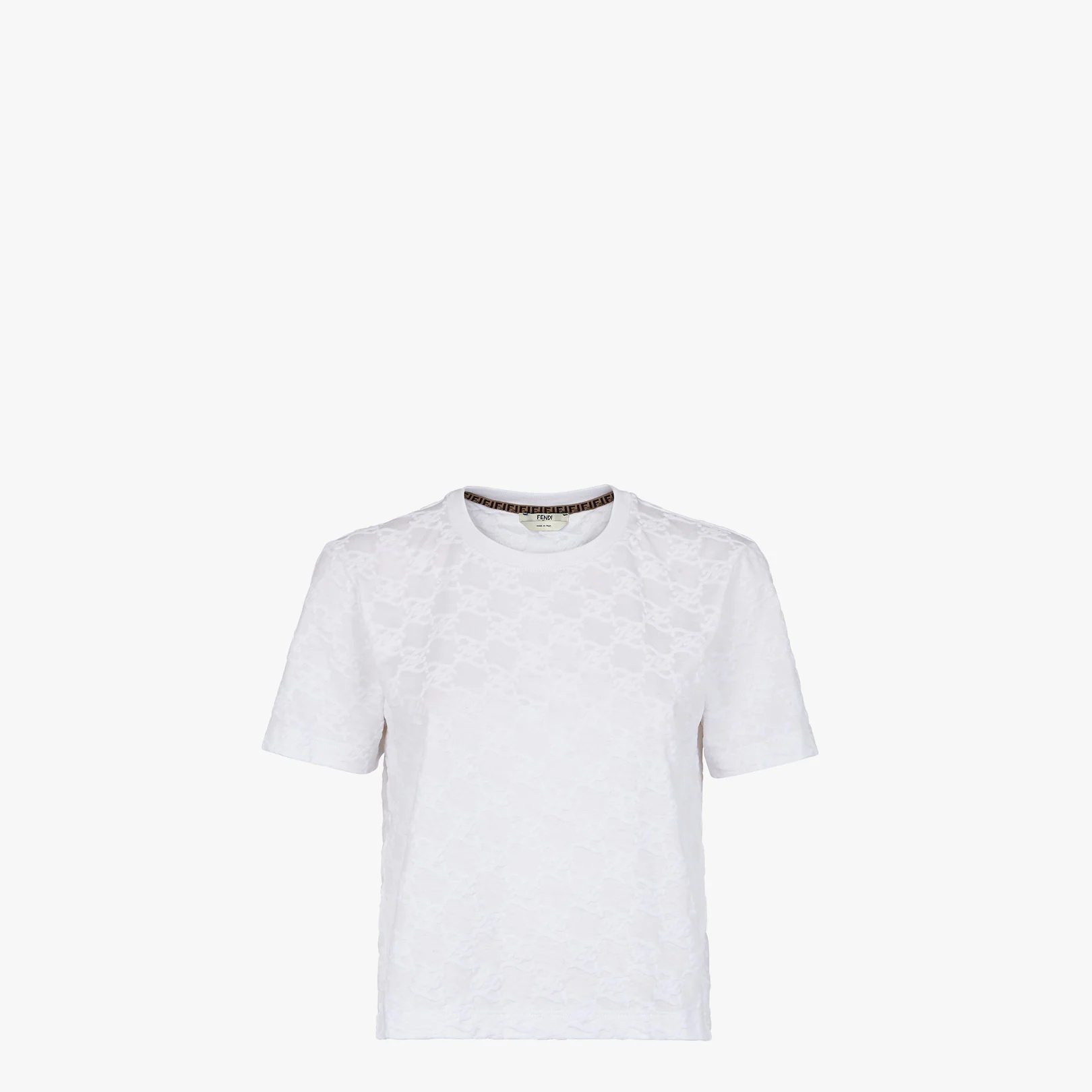 White jersey T-shirt - 1
