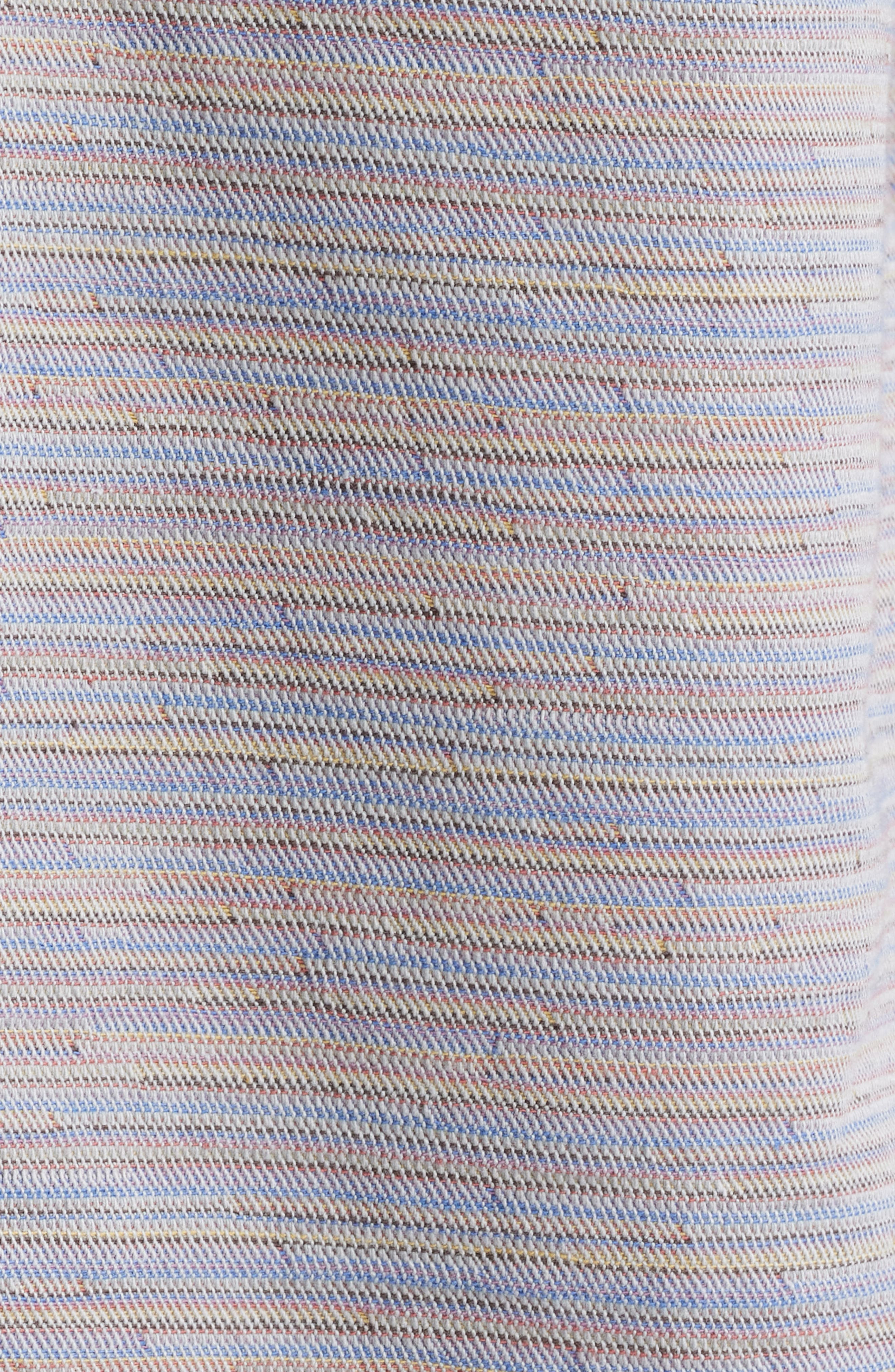 Carhartt Work In Progress Gellar Short Sleeve Cotton Jacquard Camp Shirt in Gellar Stripe Multicolor - 5