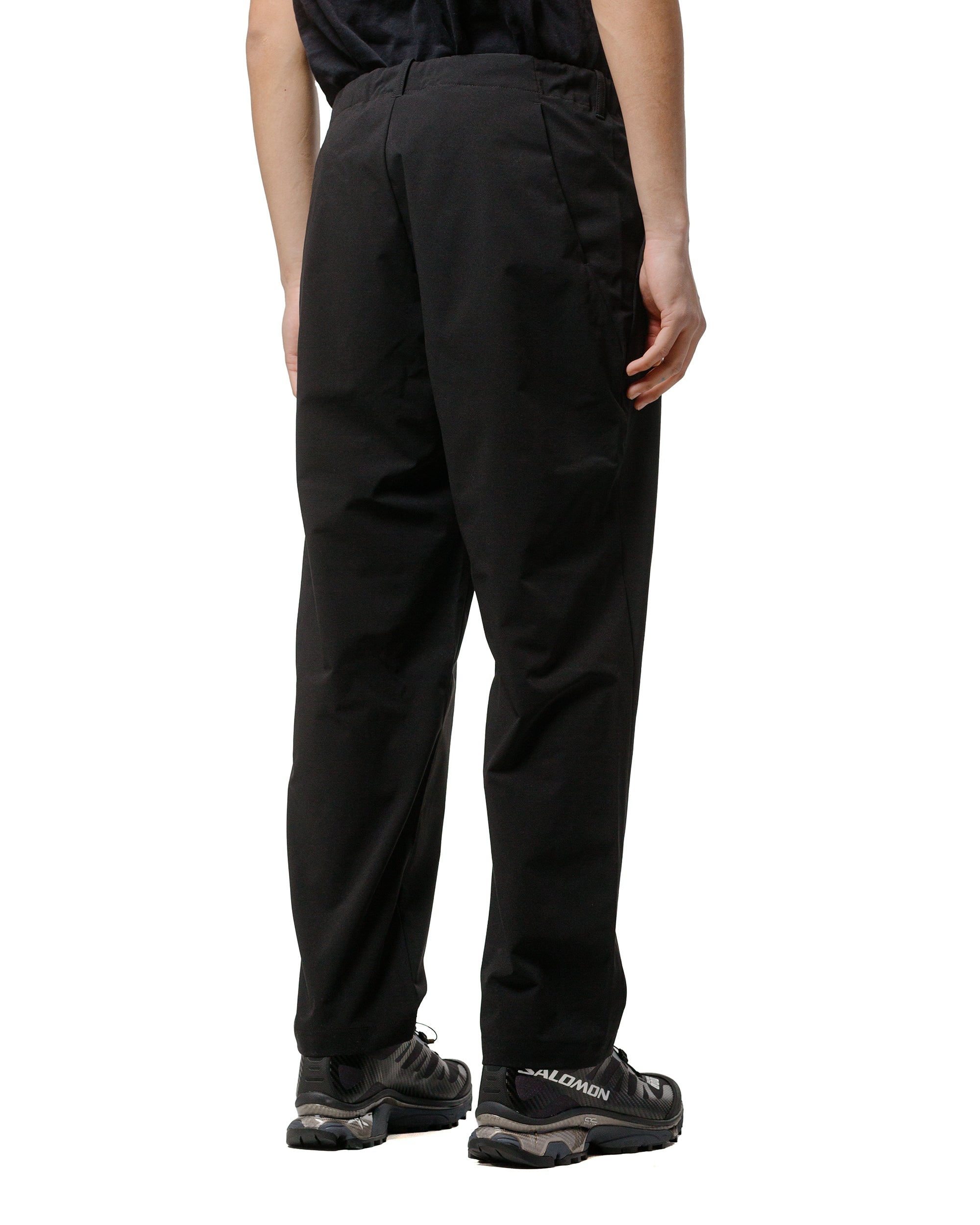 One Tuck Tapered Light Pants Black - 3