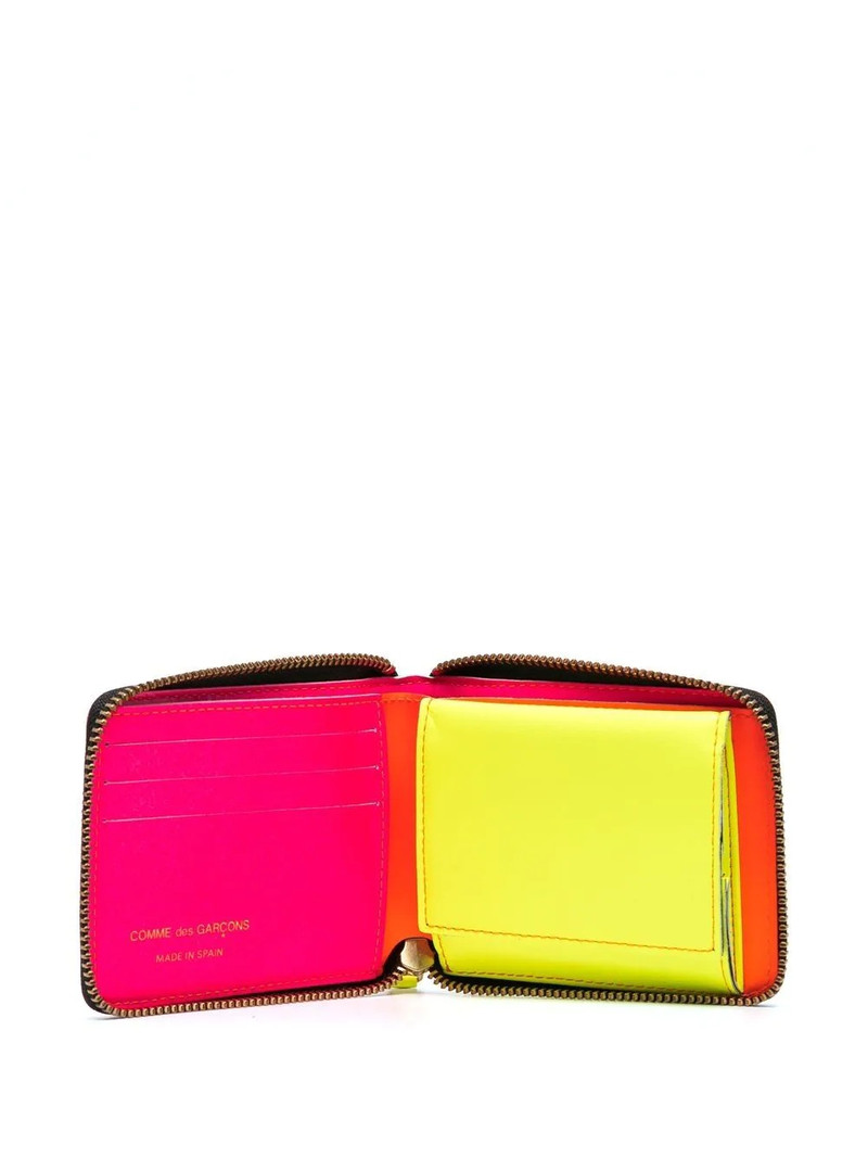 colour-block leather wallet 3