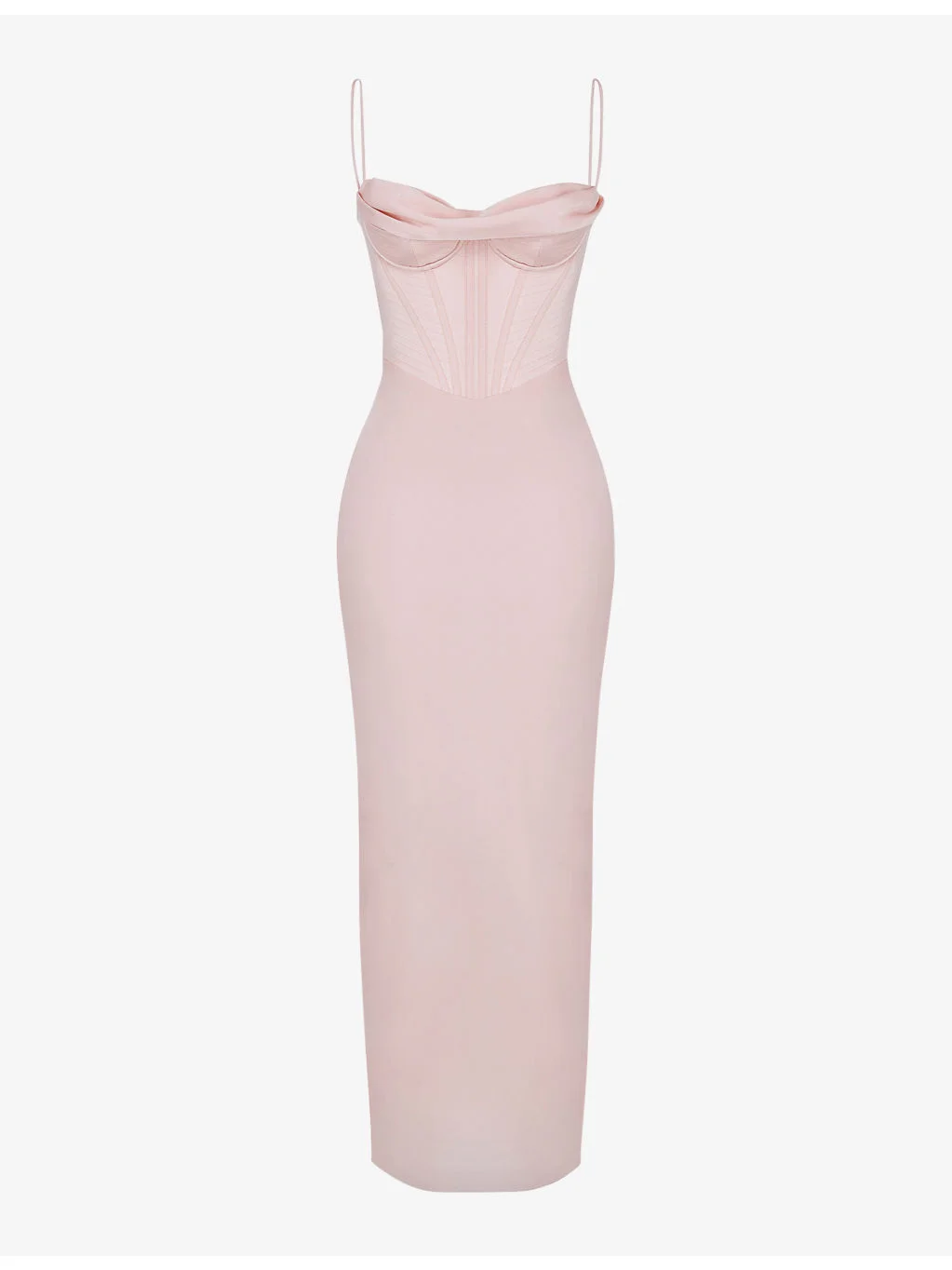 Charmaine corset satin maxi dress - 1