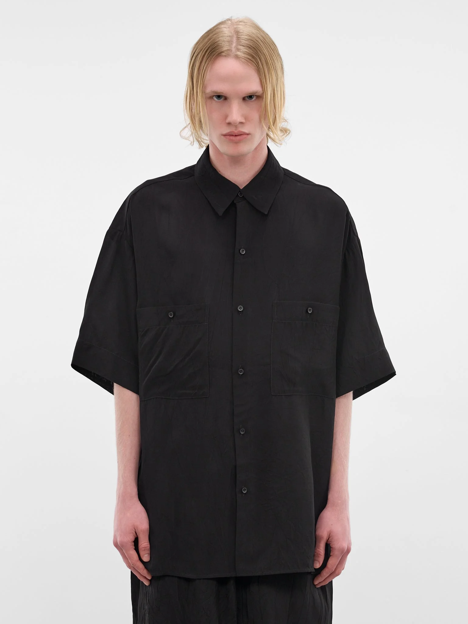 Black Oversized Teorya Shirt - 1