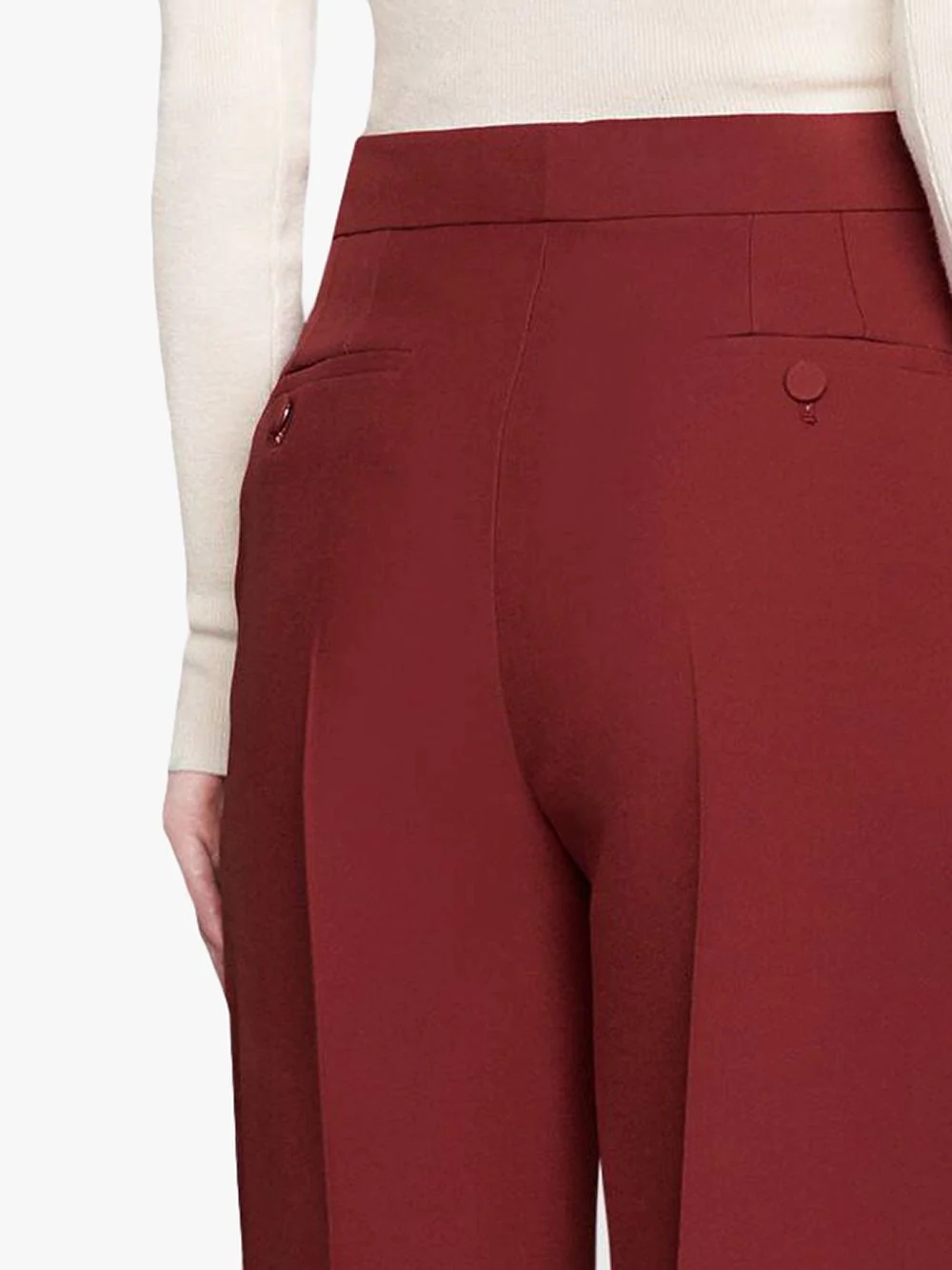 straight-leg tailored trousers - 5