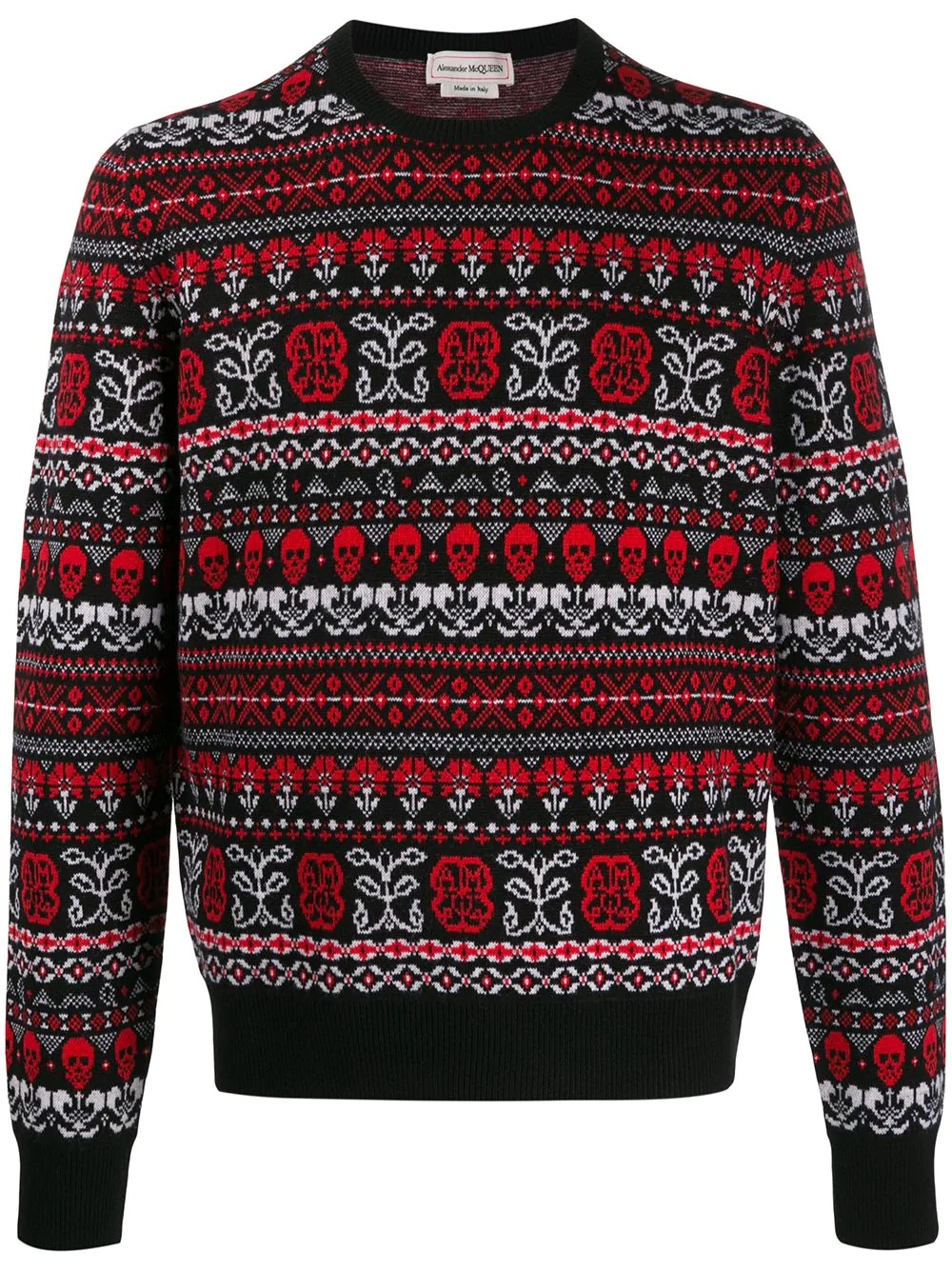 skull motif jumper - 1