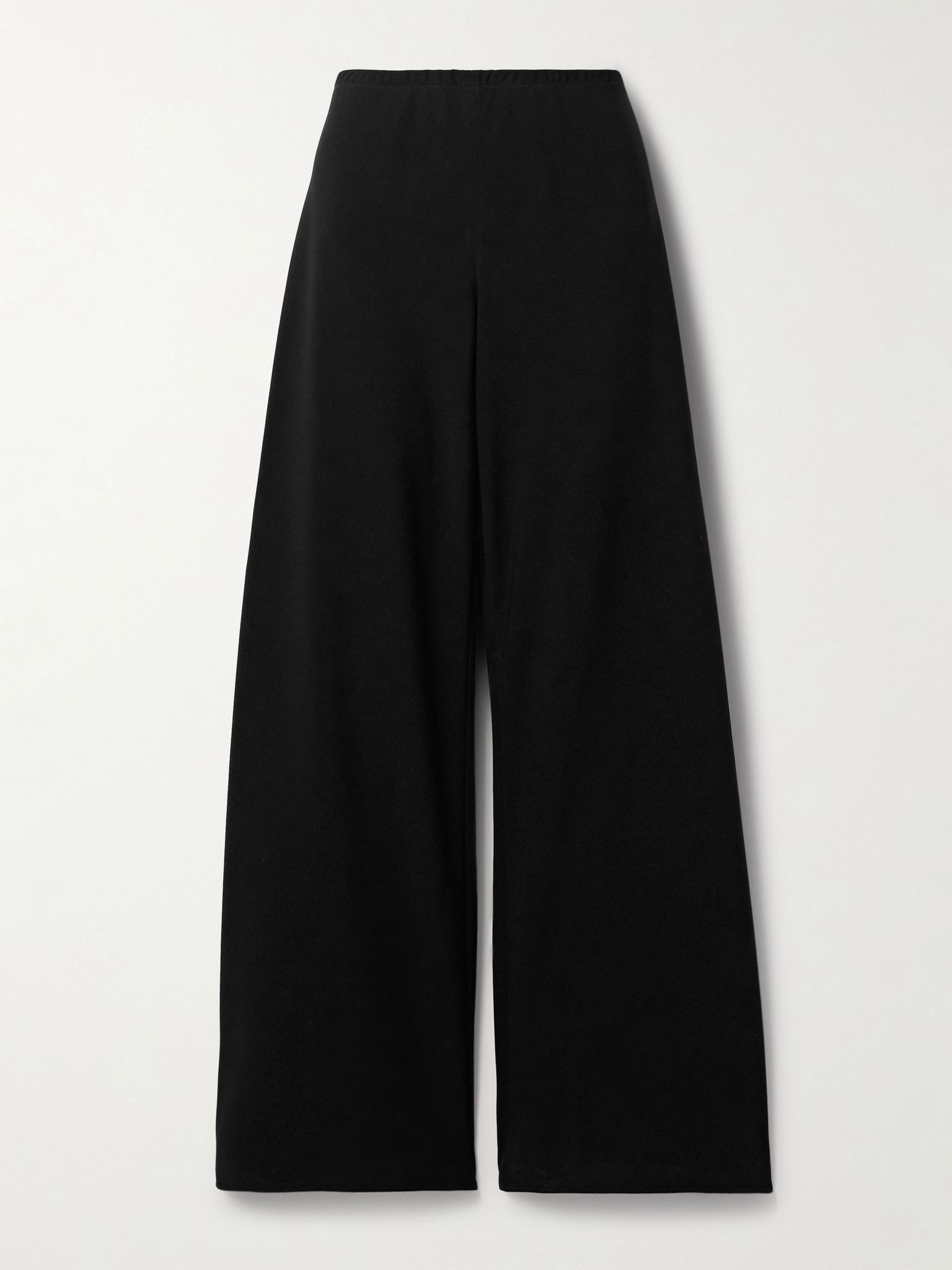 Marlow crepe wide-leg pants Black - 1