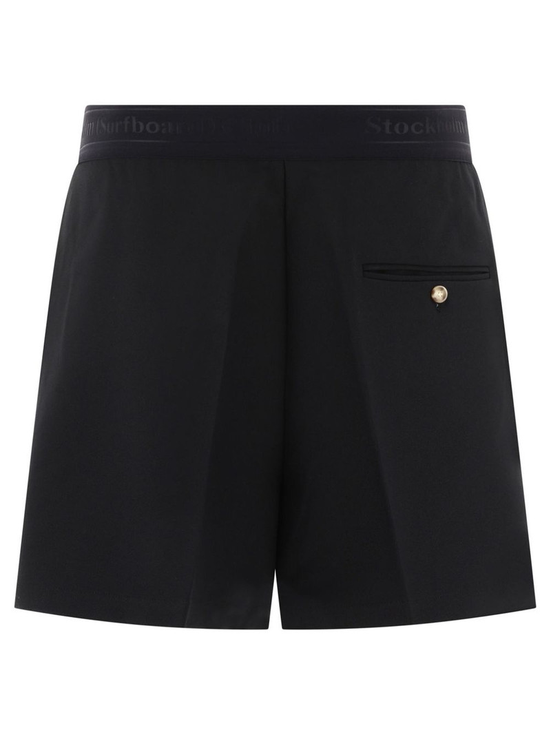 Stockholm Surfboard Club logo-waistband shorts outlook