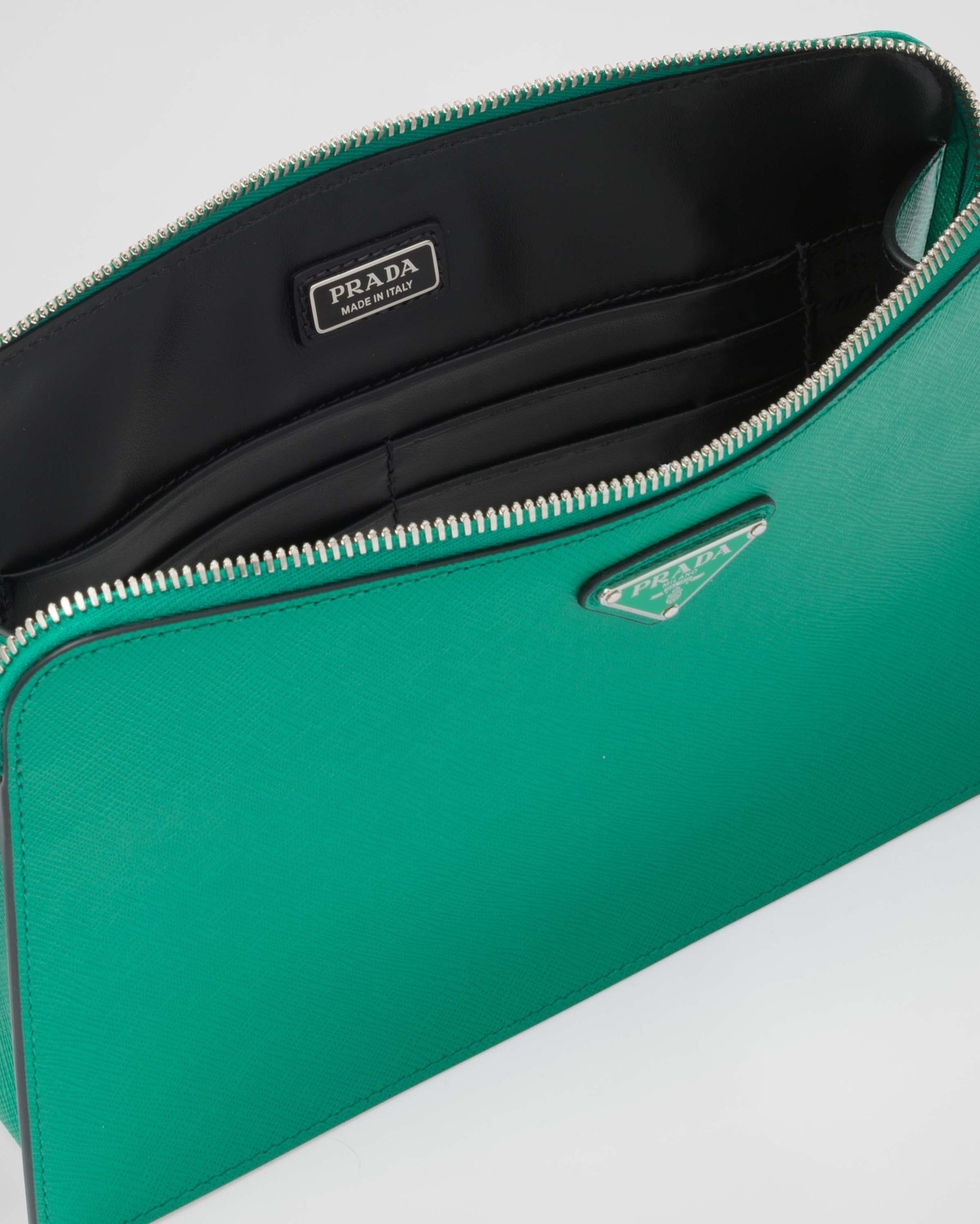 Saffiano leather pouch - 5