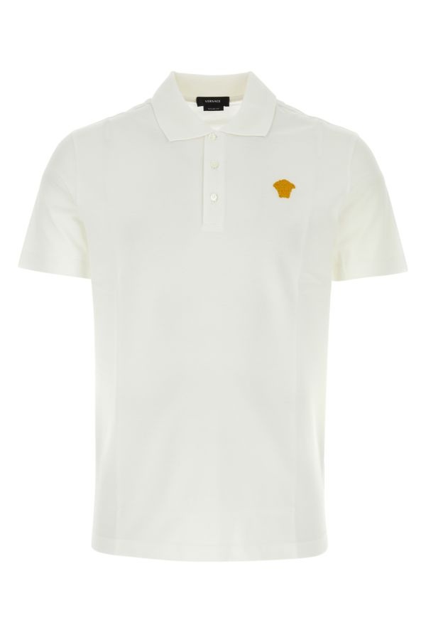 White piquet polo shirt - 1