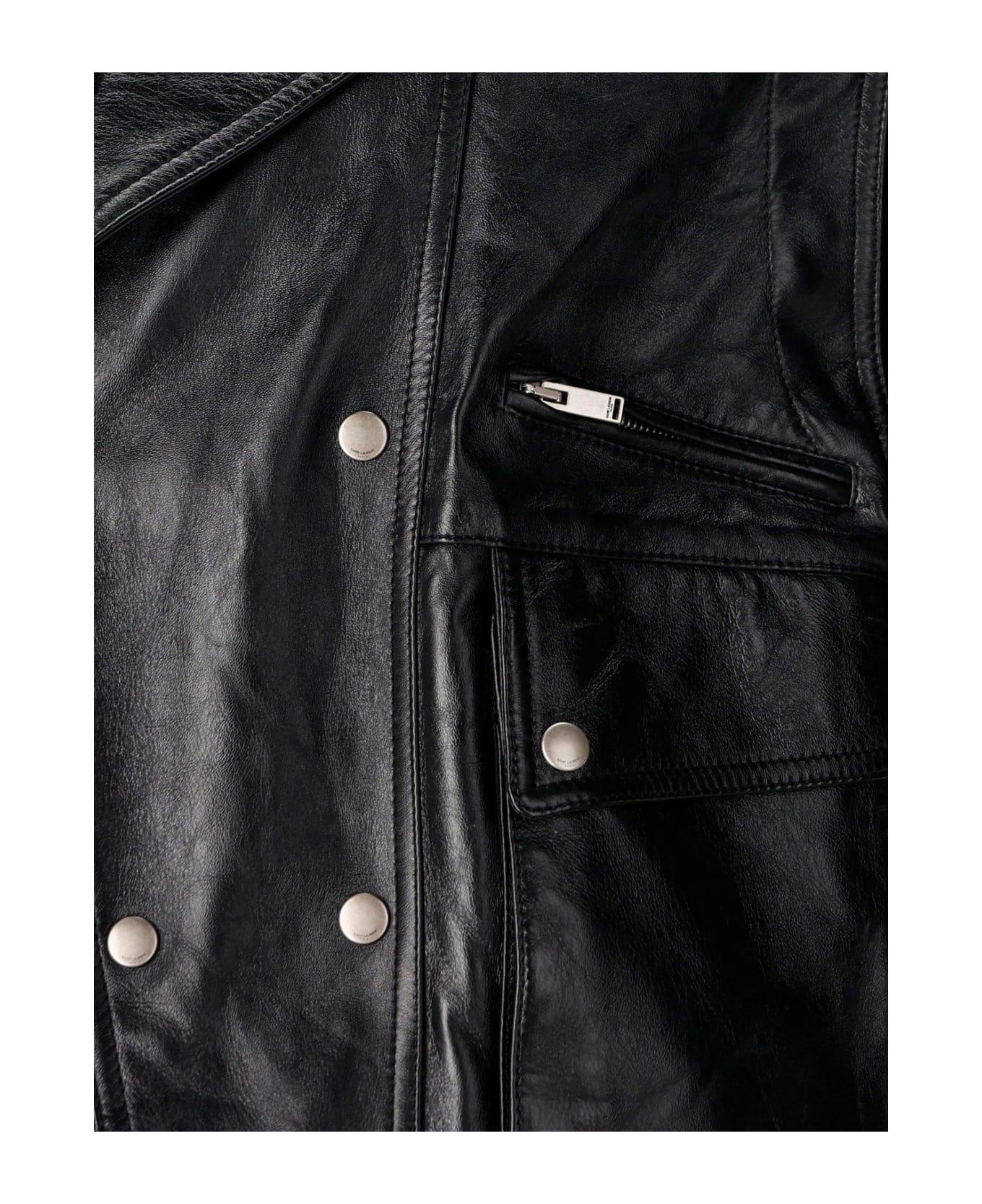 Biker Leather Jacket - 4